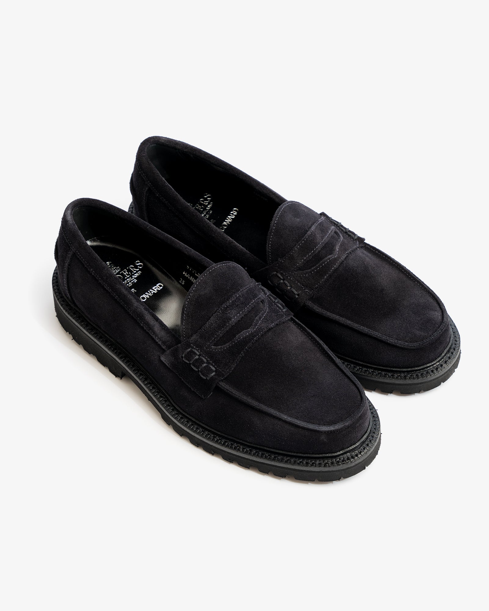 PEACEFUL BEEFROLL LOAFER - BLACK SUEDE