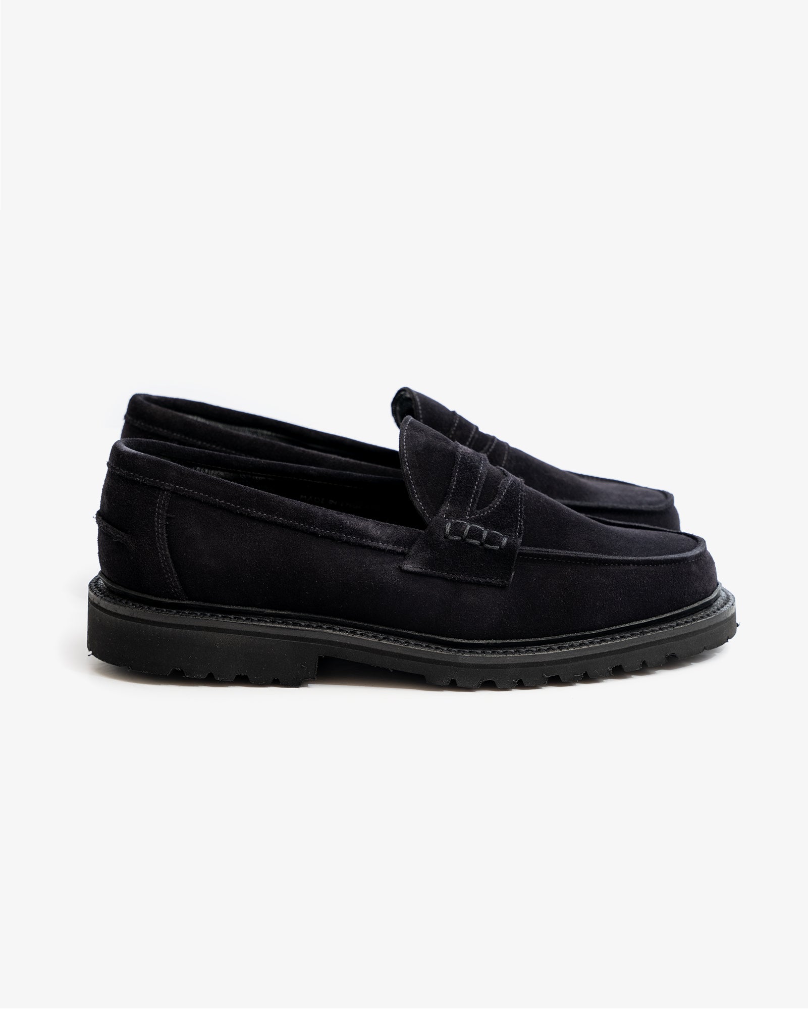 PEACEFUL BEEFROLL LOAFER - BLACK SUEDE