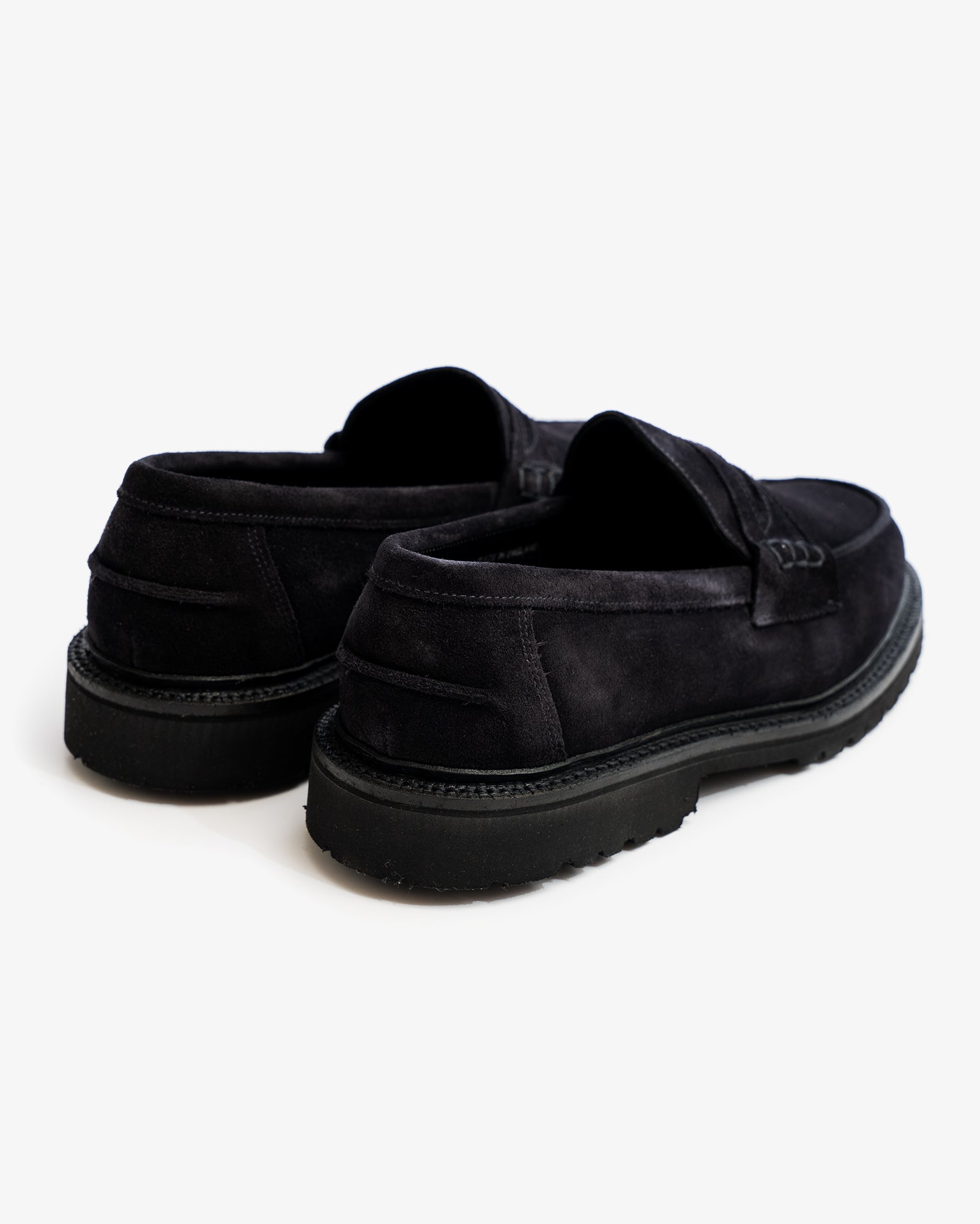 PEACEFUL BEEFROLL LOAFER - BLACK SUEDE