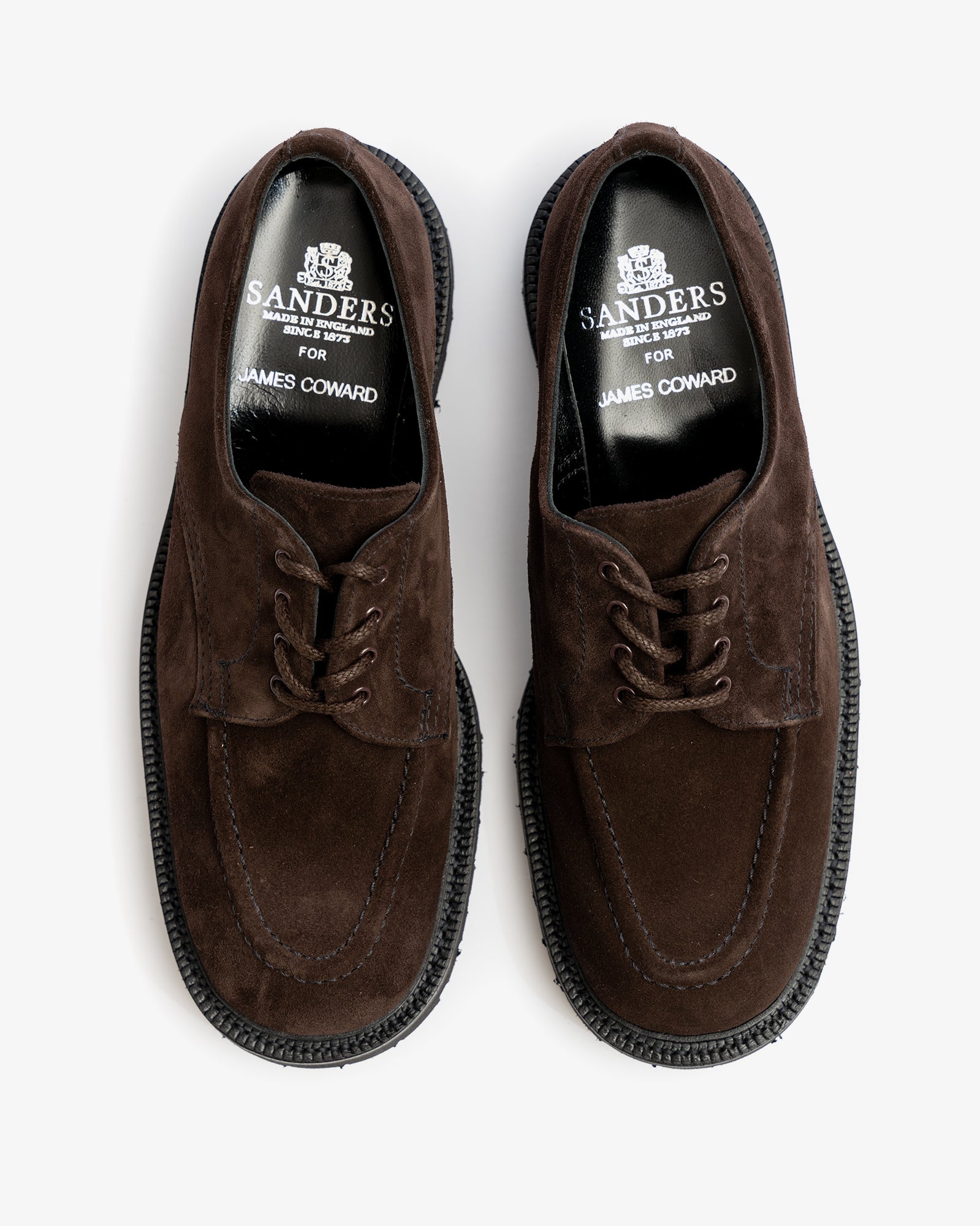 APRON TOE DERBY - PINNER SUEDE