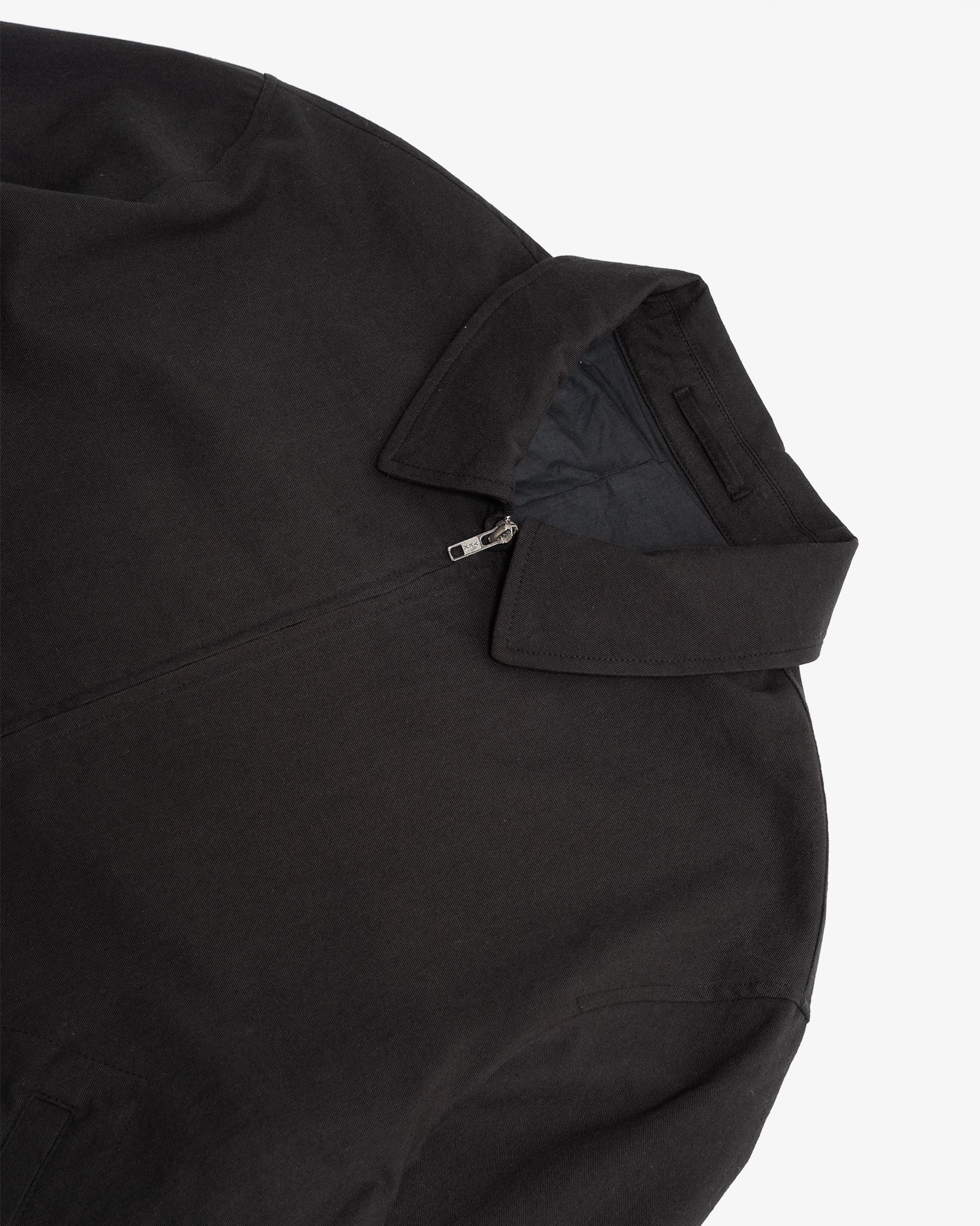 SITE JACKET - CHARCOAL COTTON/WOOL TWILL – James Coward