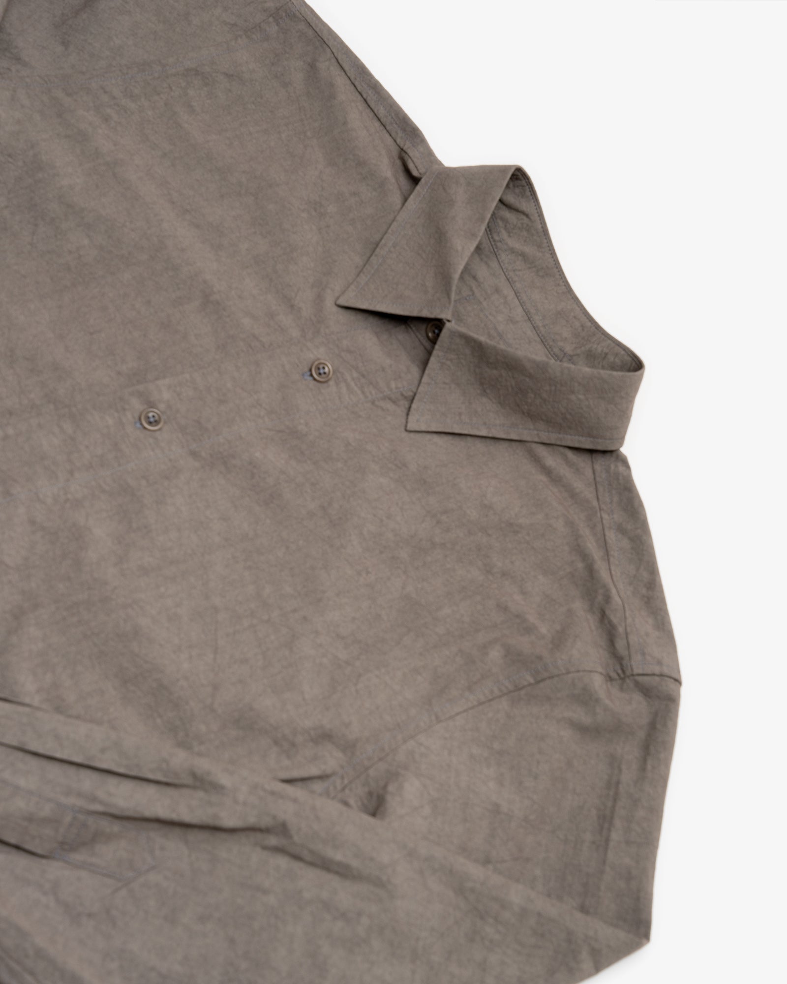 FILTER SHIRT - GREY SUN DRIED TYPEWRITER CLOTH – James Coward