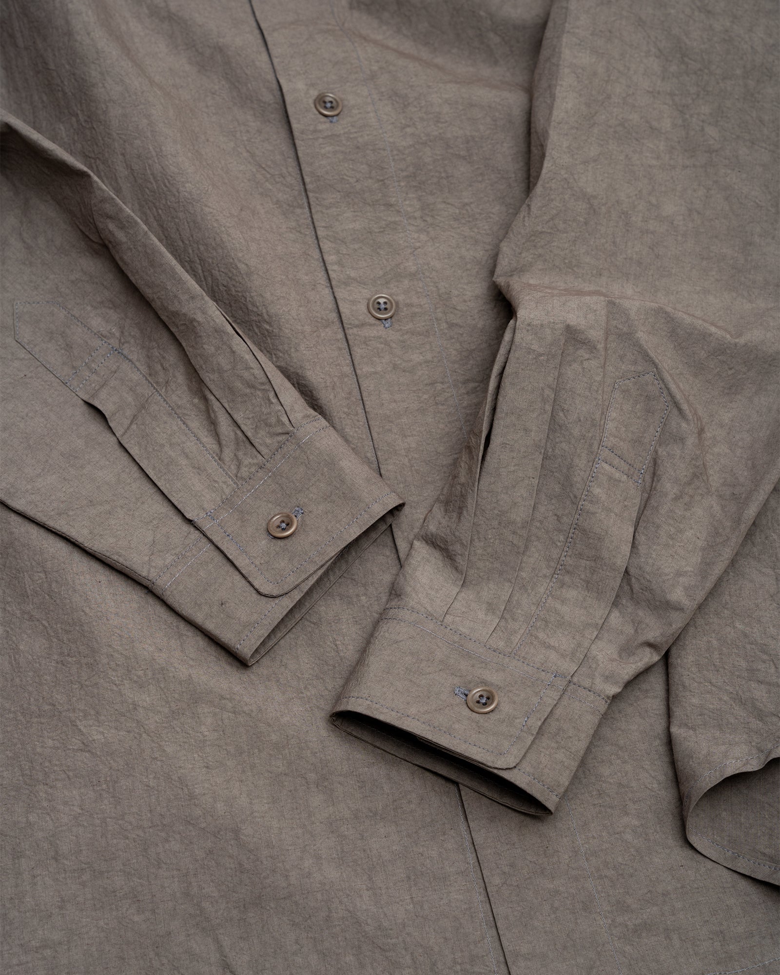 FILTER SHIRT - GREY SUN DRIED TYPEWRITER CLOTH – James Coward