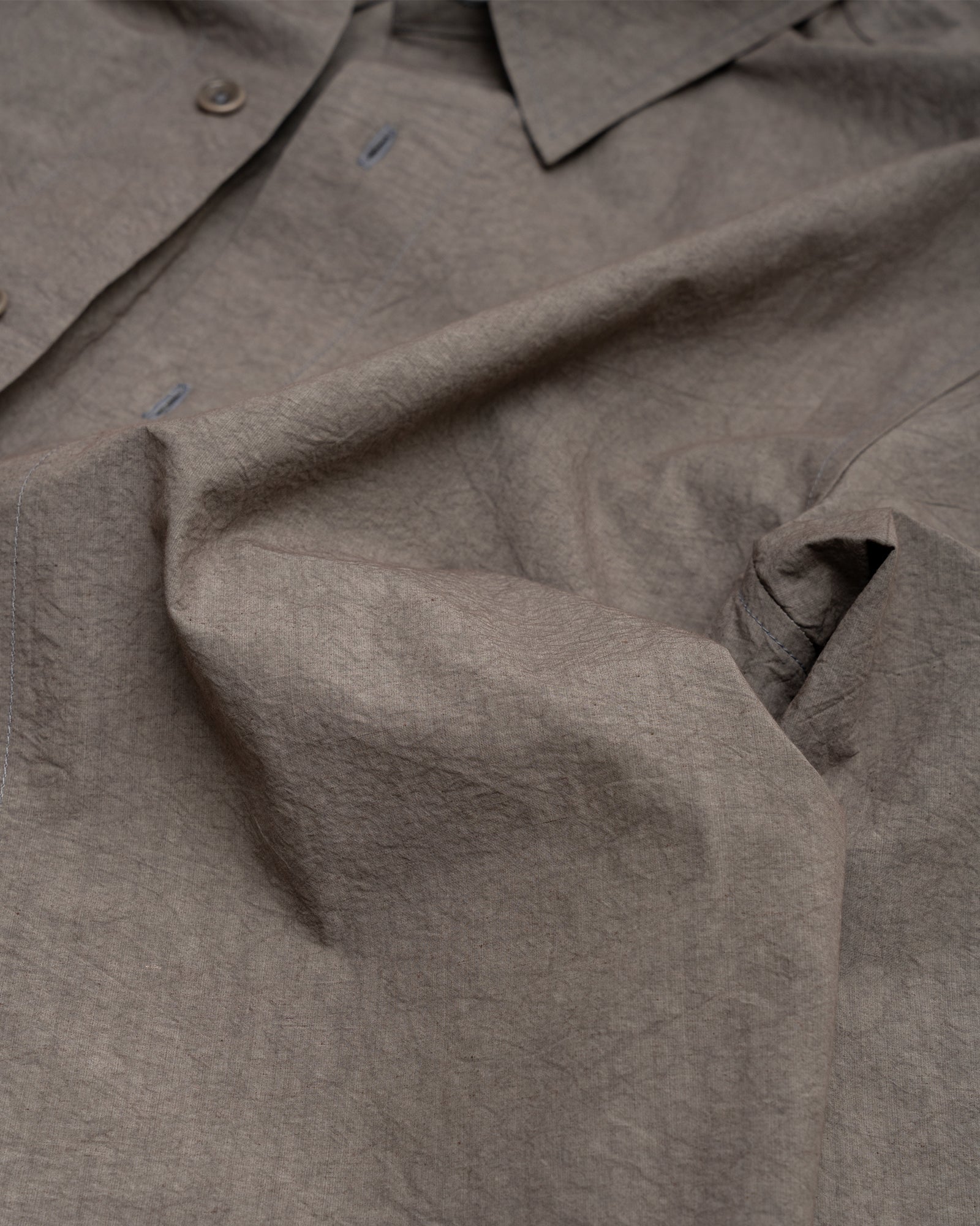 FILTER SHIRT - GREY SUN DRIED TYPEWRITER CLOTH – James Coward