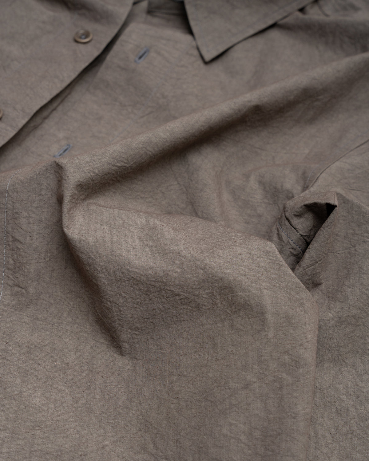 FILTER SHIRT - GREY SUN DRIED TYPEWRITER CLOTH – James Coward