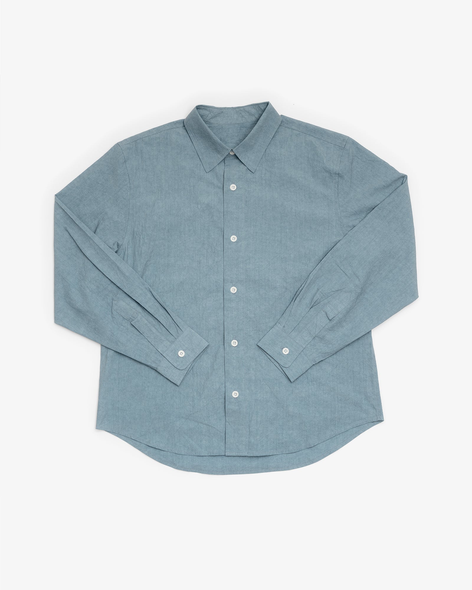 FILTER SHIRT - LIGHT BLUE SUN DRIED TYPEWRITER CLOTH