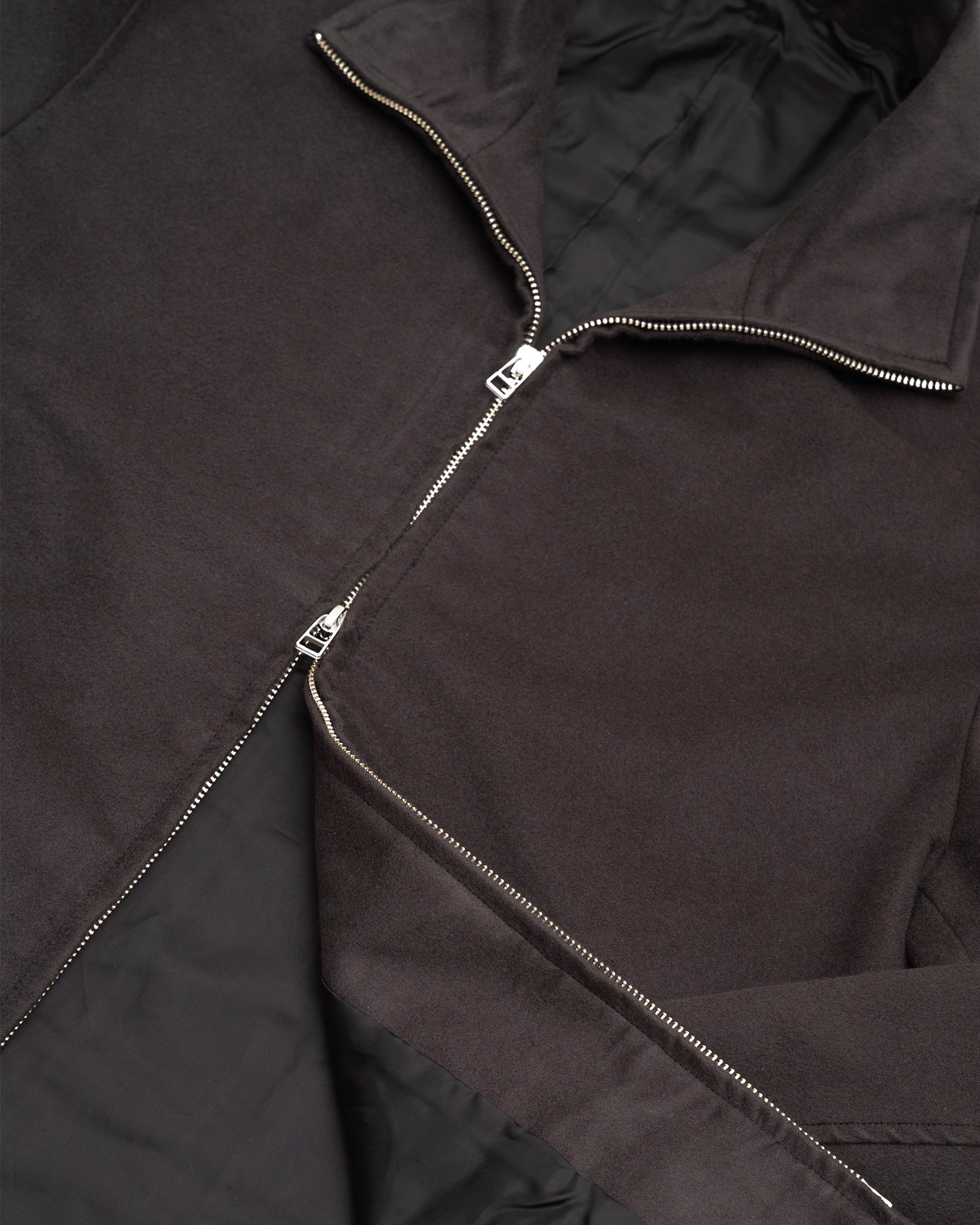 CIRCUIT JACKET - CHARCOAL COTTON/SILK MOLESKIN