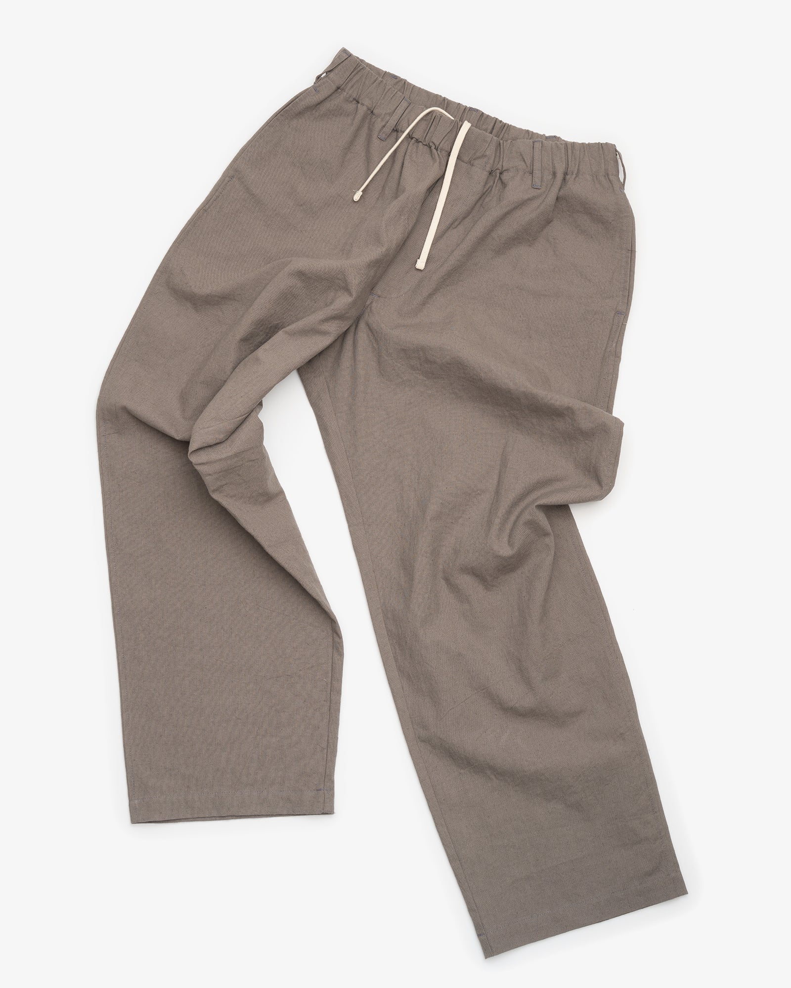CARRY ON PANT - MID GREY OVERDYED CANVAS