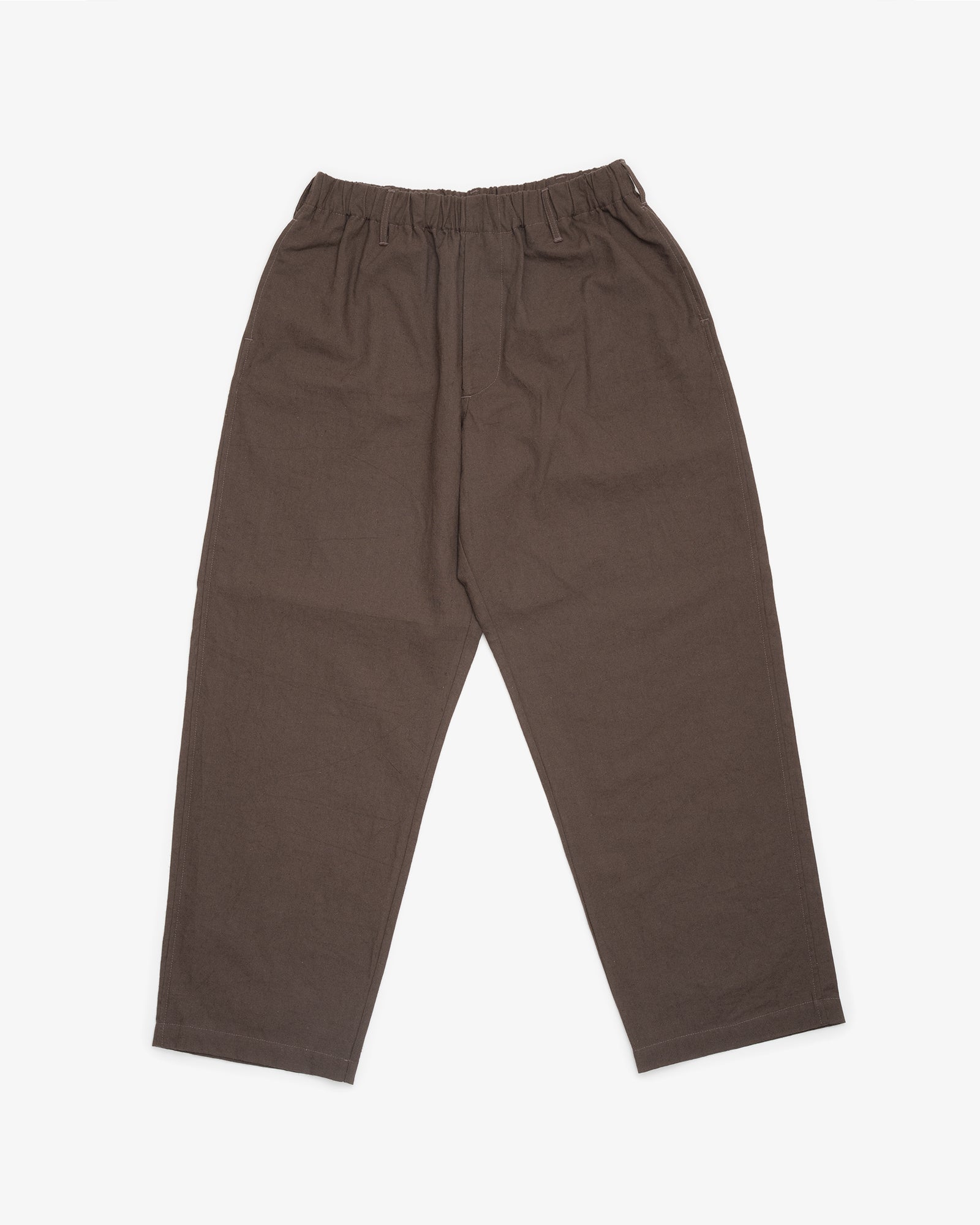 CARRY ON PANT - DARK BROWN OVERDYED CANVAS