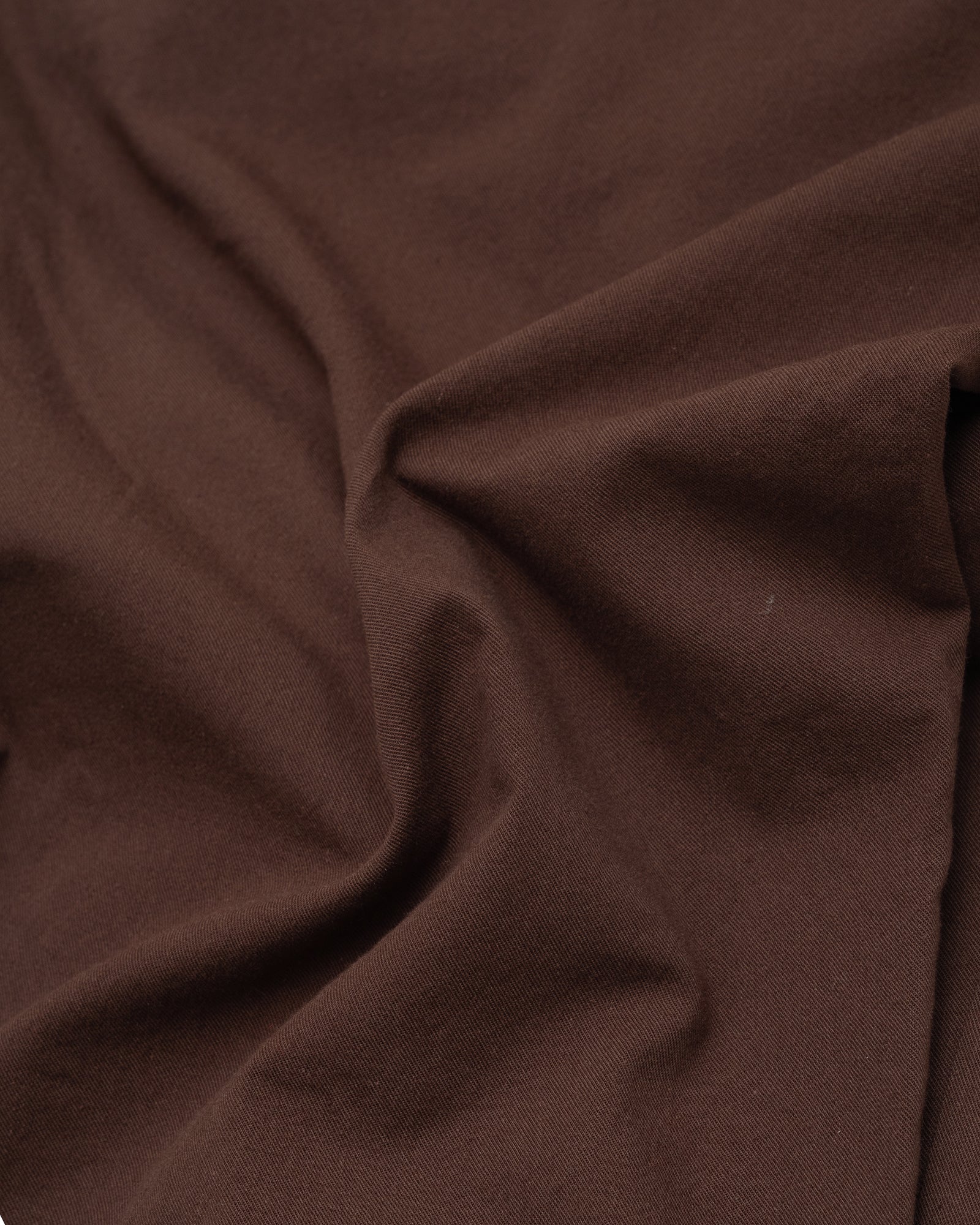 CARRY ON PANT - DARK BROWN COTTON/WOOL TWILL