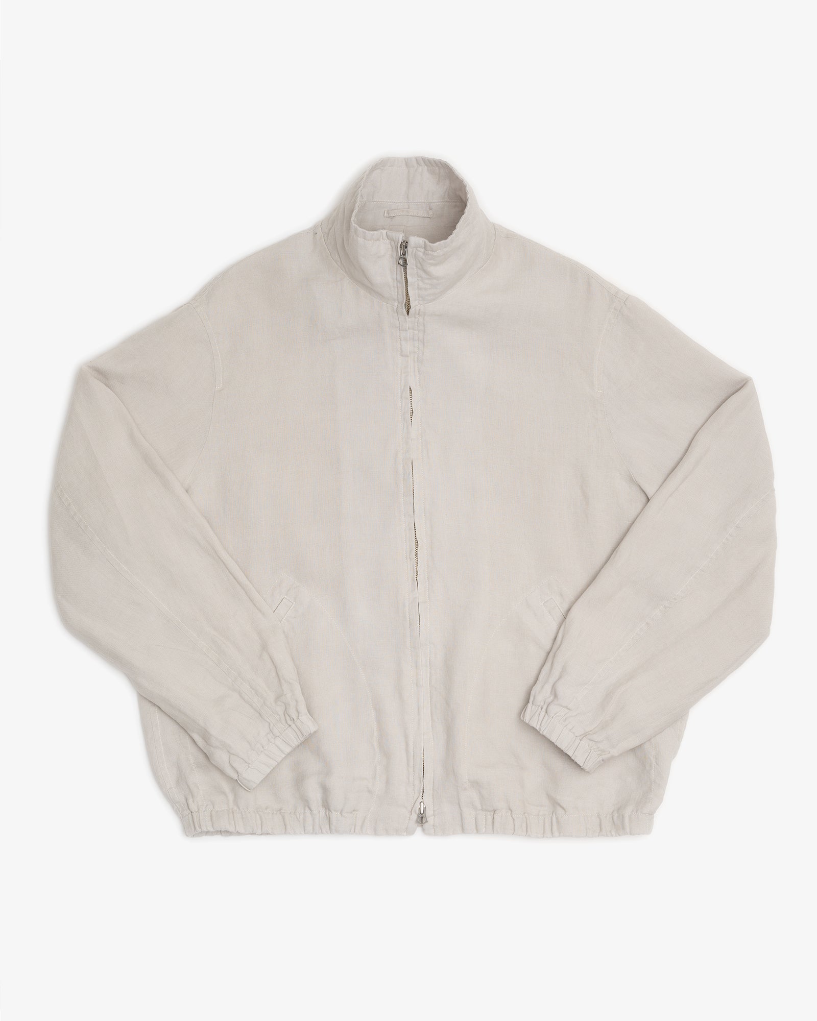 CIRCUIT JACKET - LIGHT GREY WASHED BELGIAN LINEN