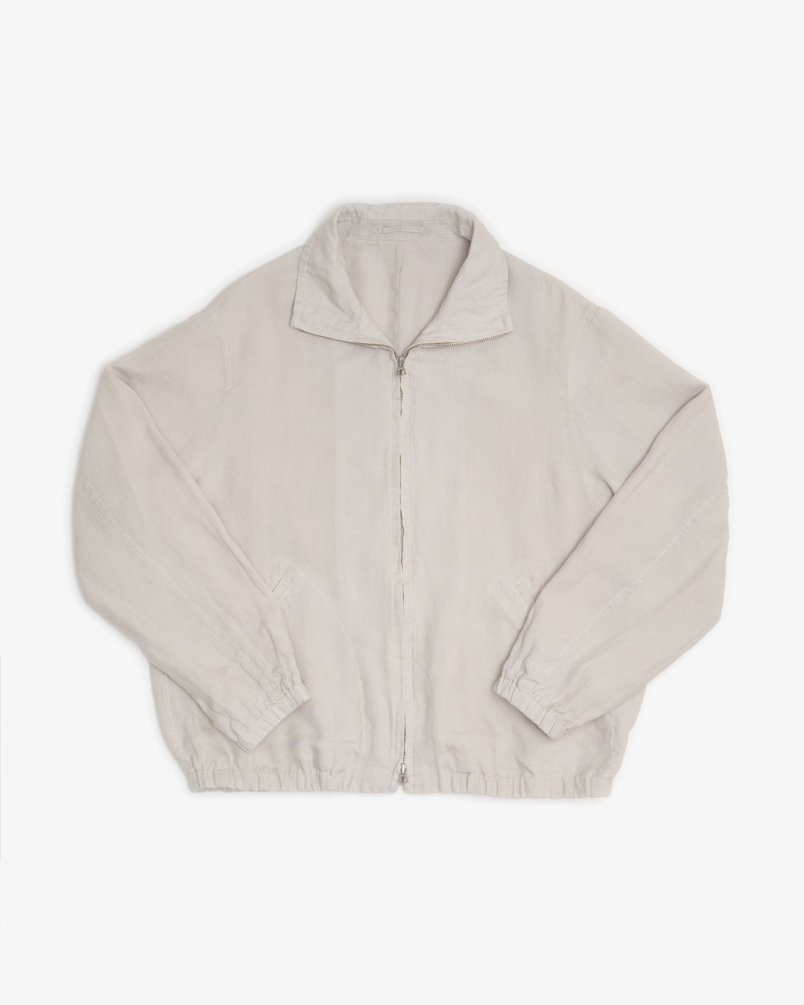 CIRCUIT JACKET - LIGHT GREY WASHED BELGIAN LINEN