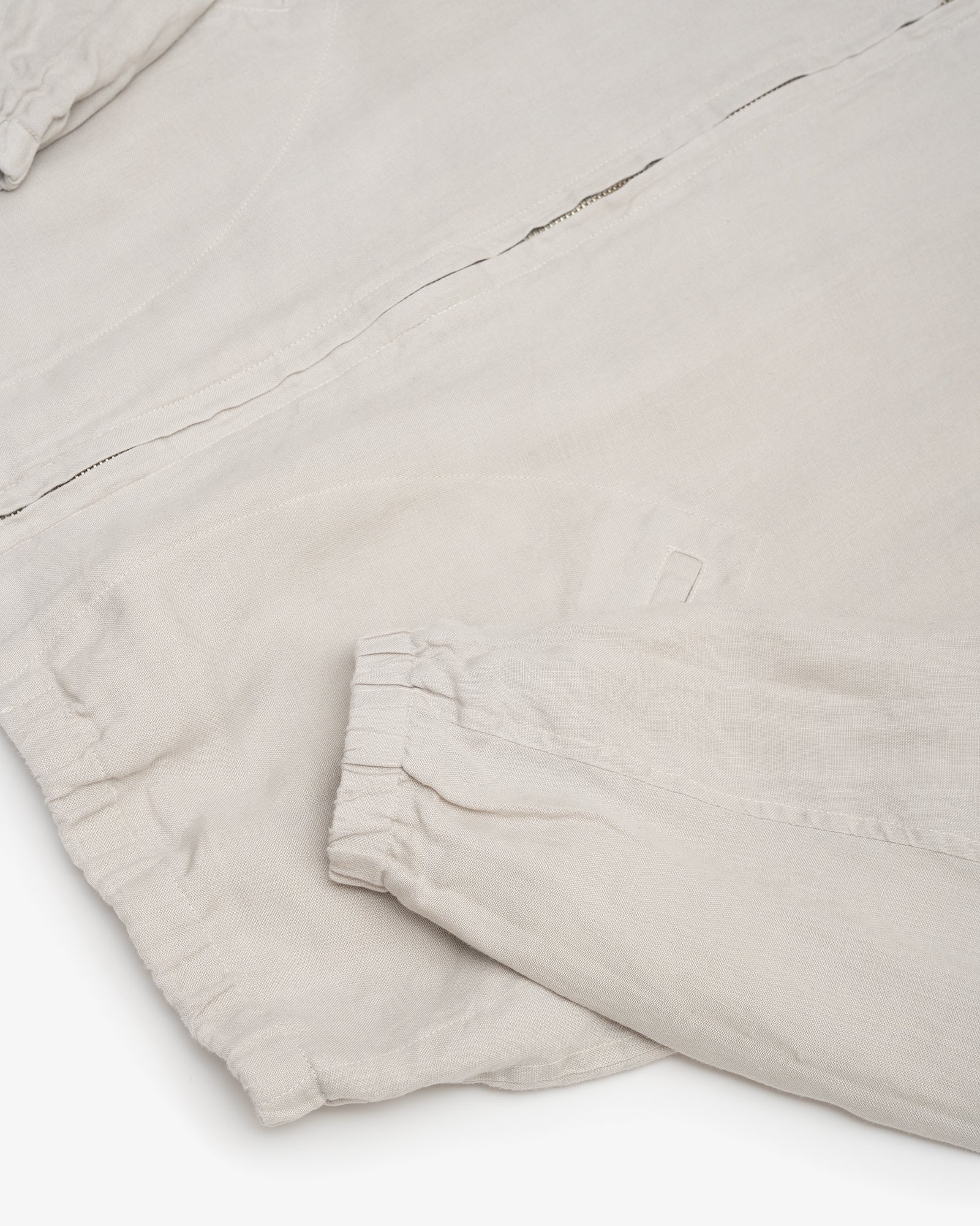 CIRCUIT JACKET - LIGHT GREY WASHED BELGIAN LINEN