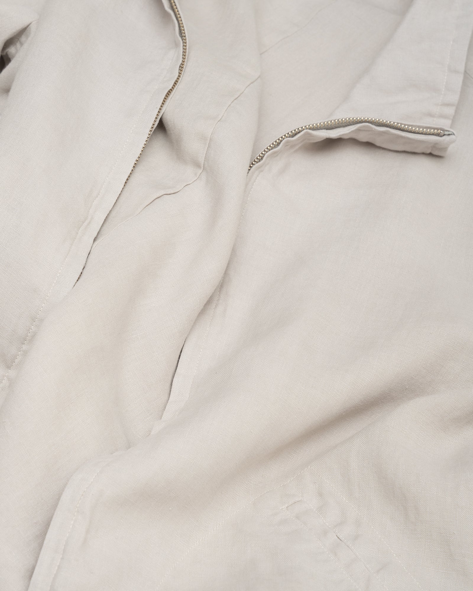 CIRCUIT JACKET - LIGHT GREY WASHED BELGIAN LINEN
