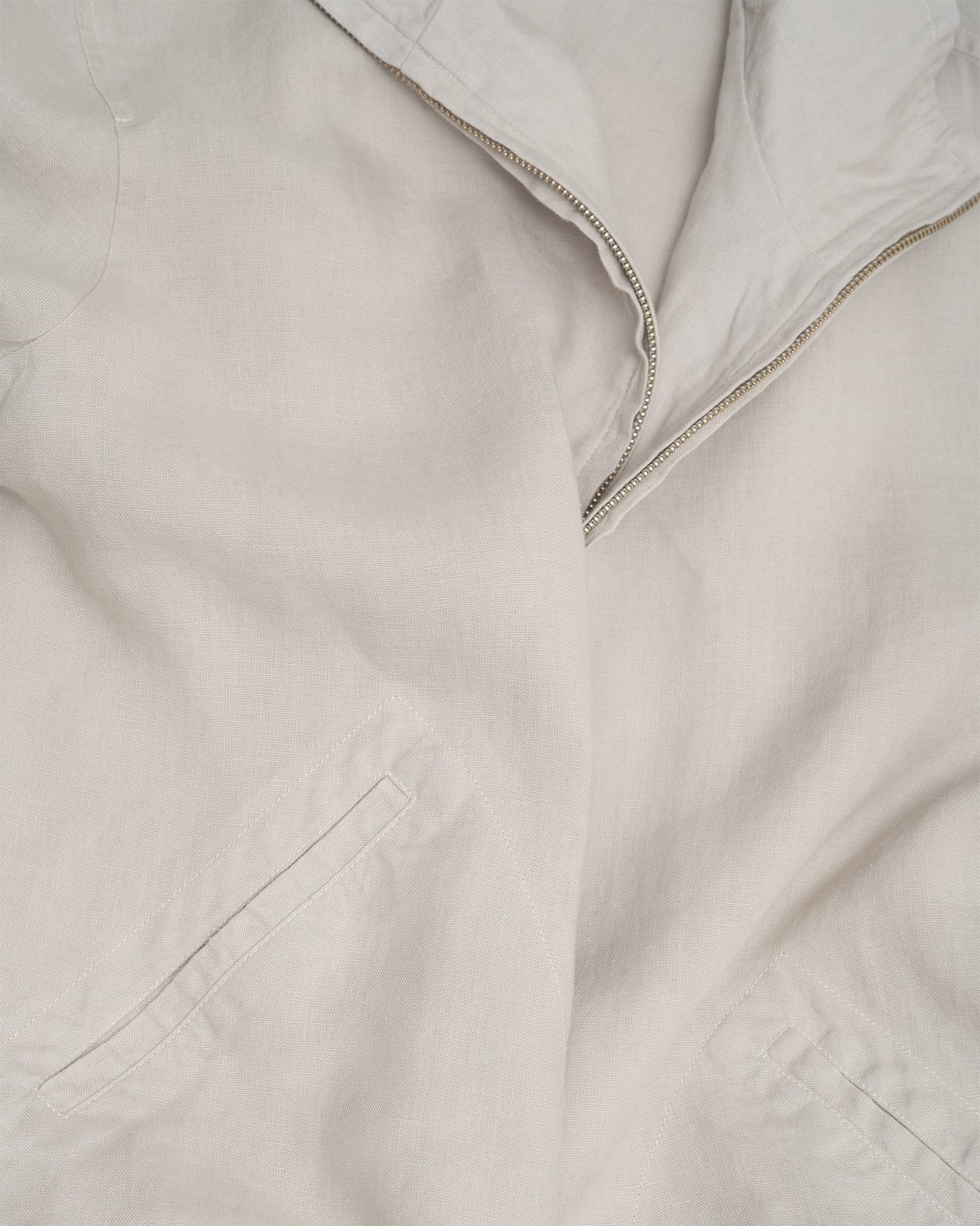CIRCUIT JACKET - LIGHT GREY WASHED BELGIAN LINEN