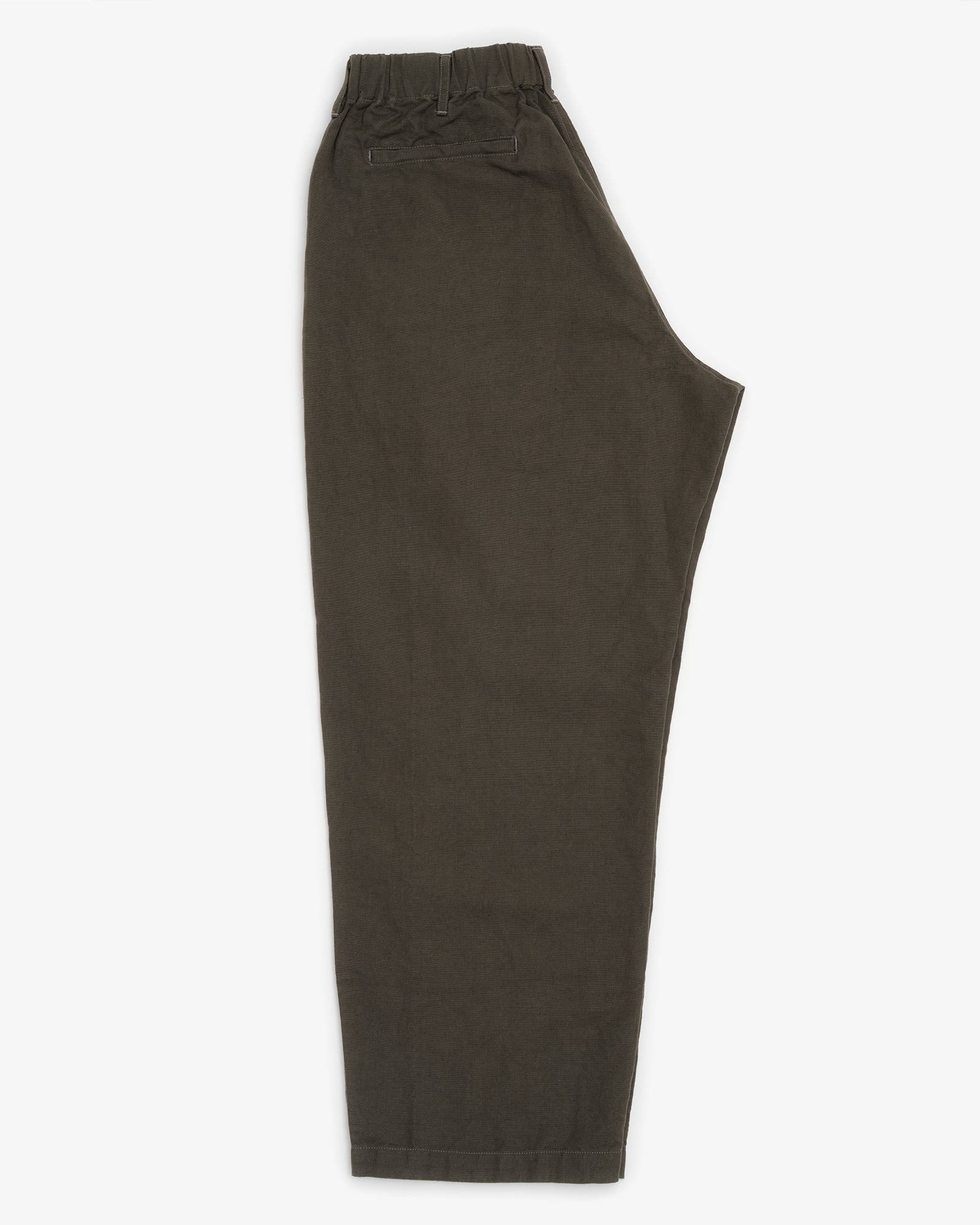 CARRY ON PANT - COFFEE GROUNDS BELGIAN LINEN
