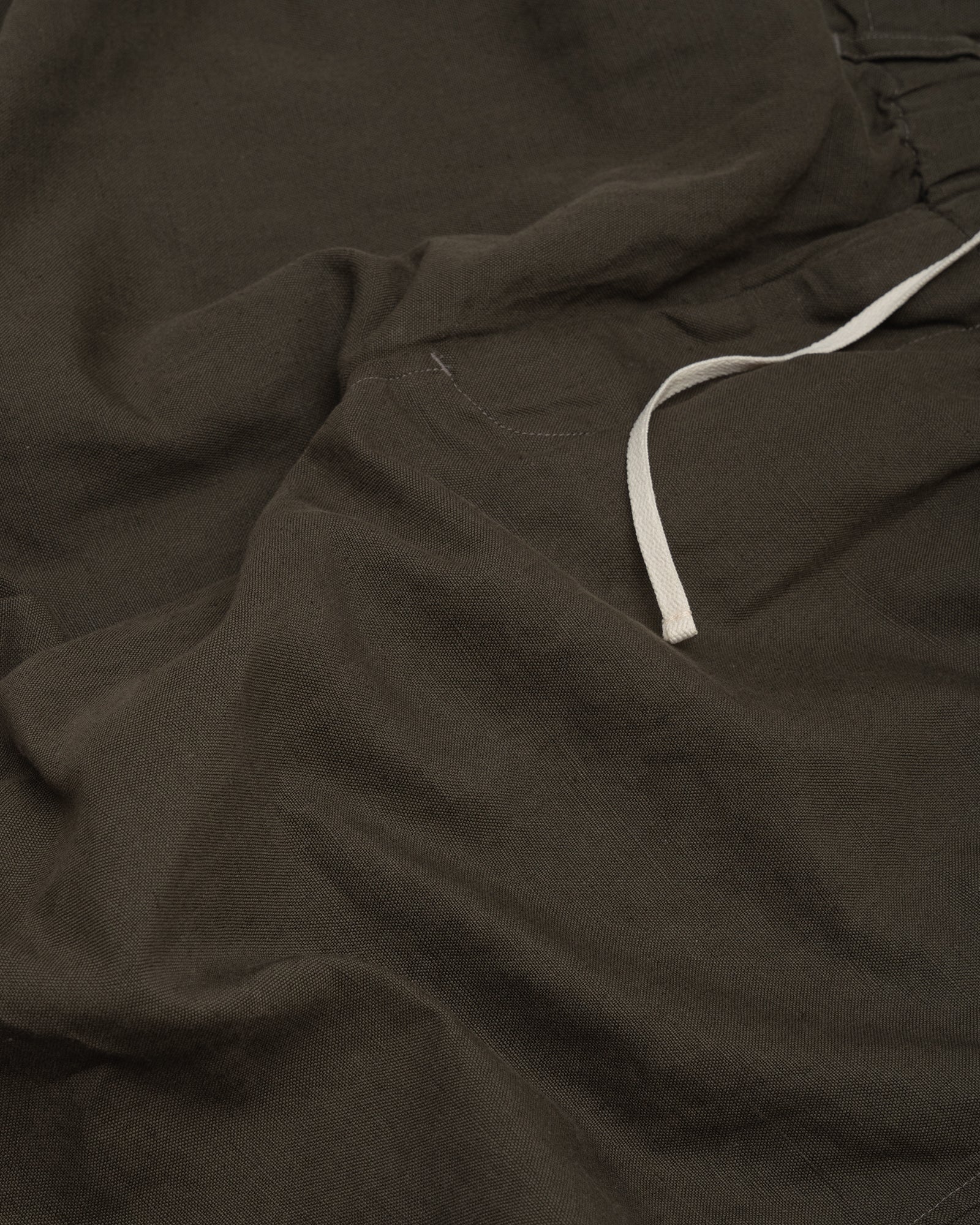 CARRY ON PANT - COFFEE GROUNDS BELGIAN LINEN
