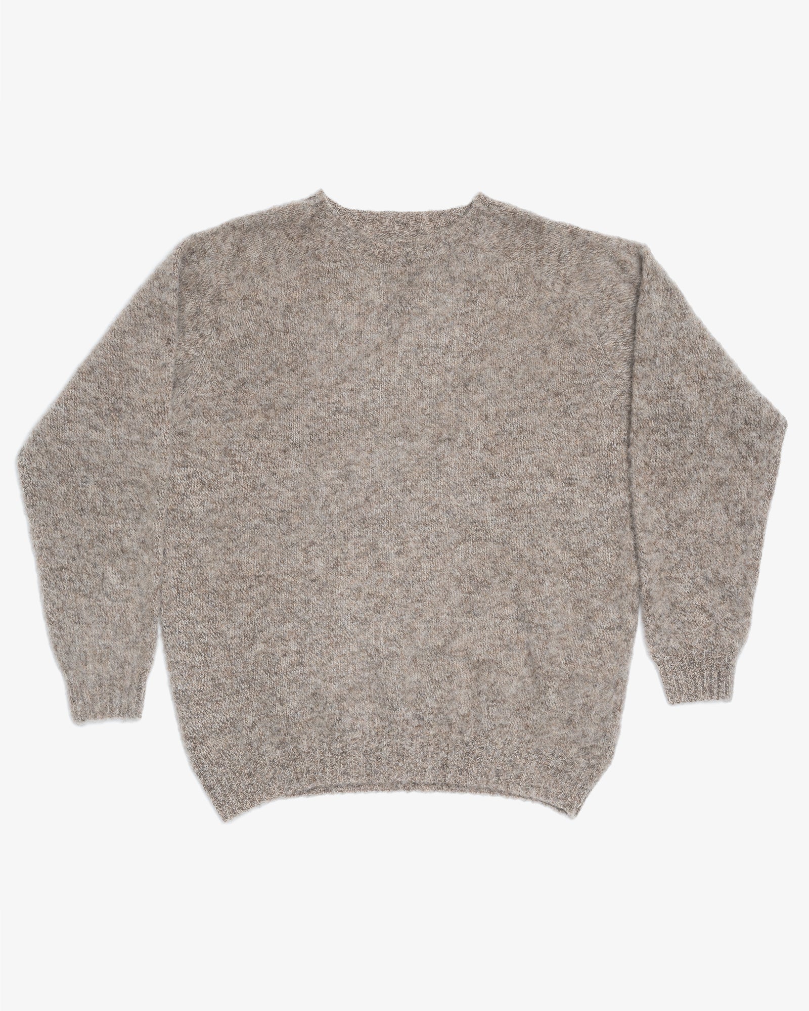 FITZROY SWEATER - DOUBLE BRUSHED SHALE
