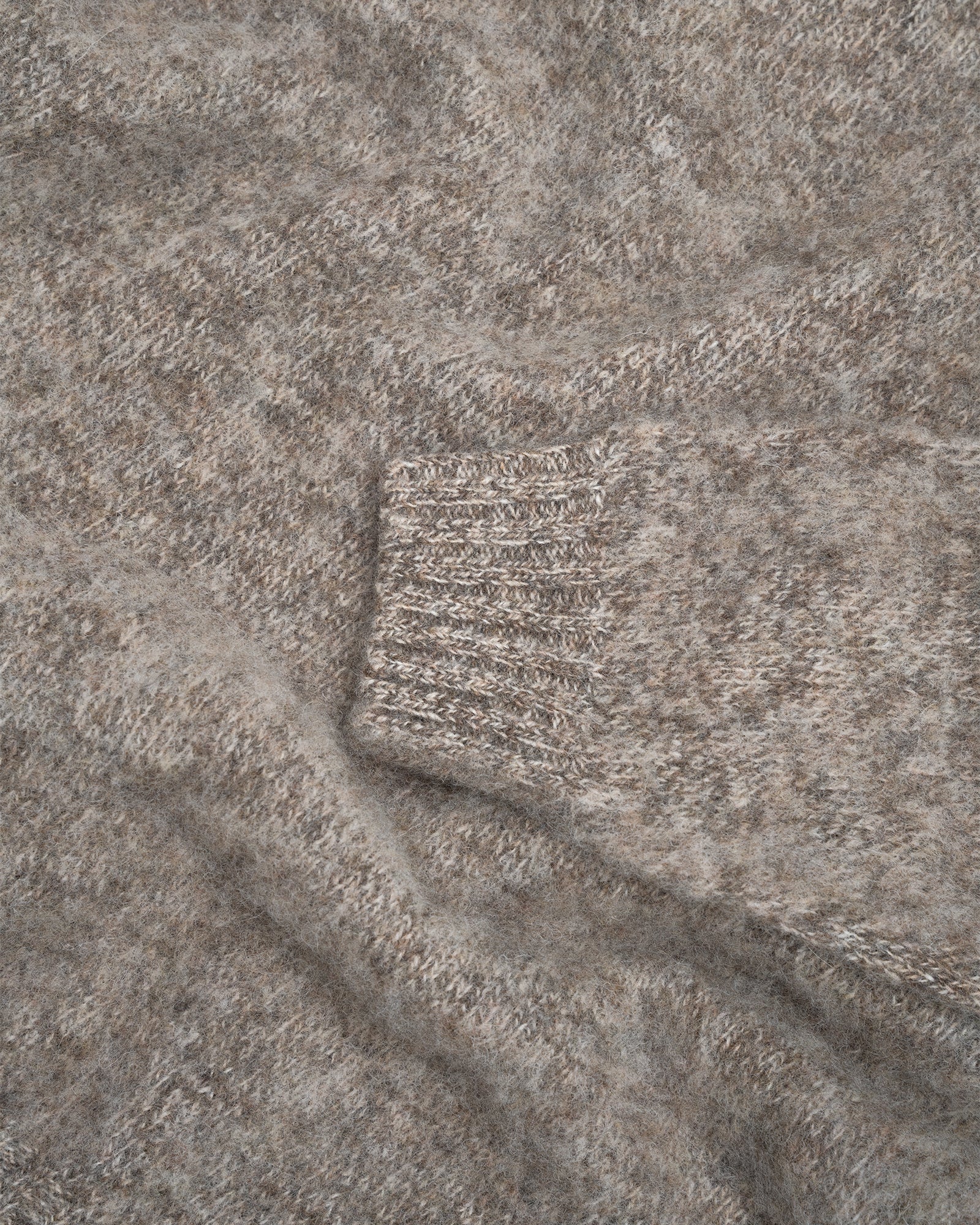 FITZROY SWEATER - DOUBLE BRUSHED SHALE