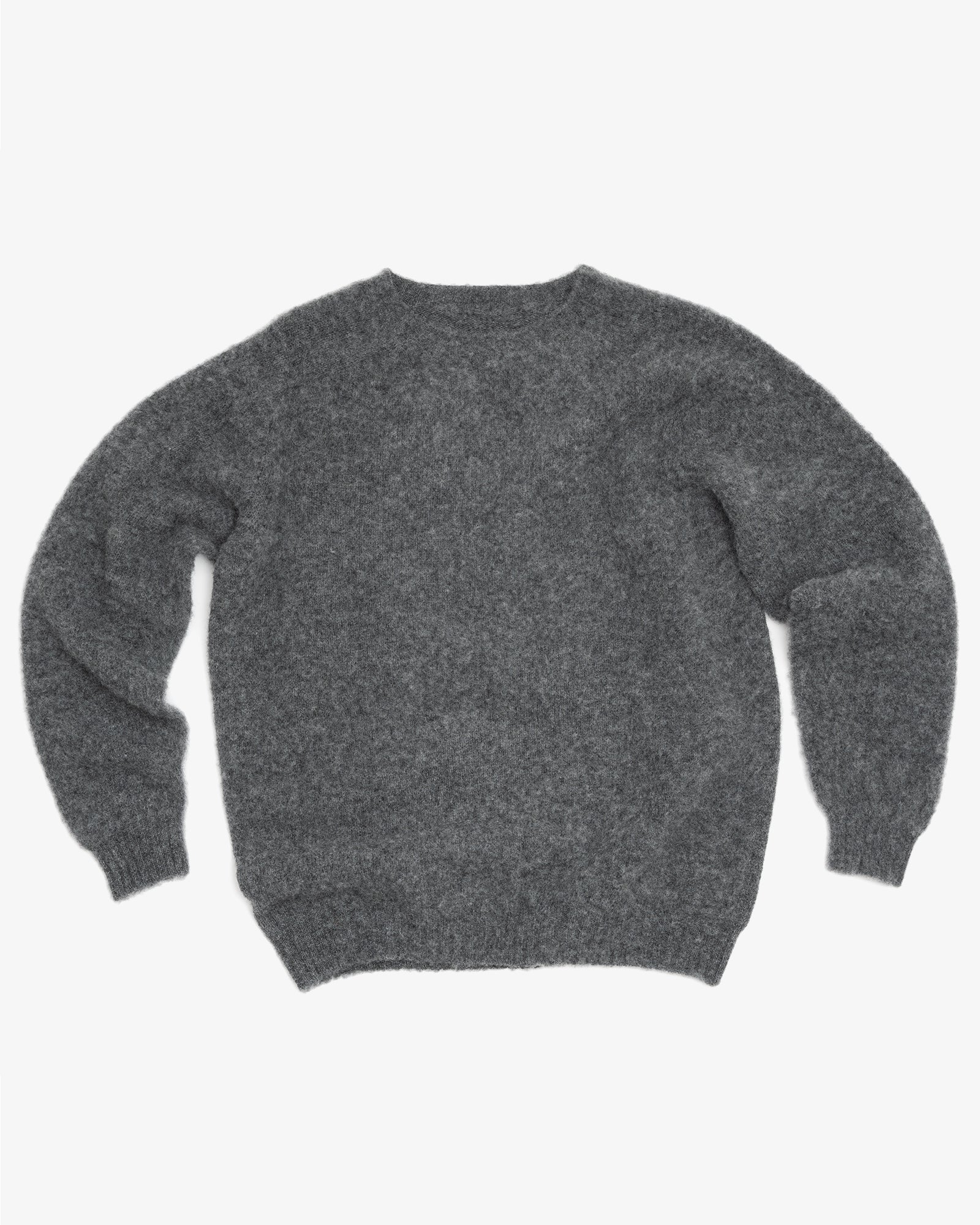 FITZROY SWEATER - DOUBLE BRUSHED SLATE