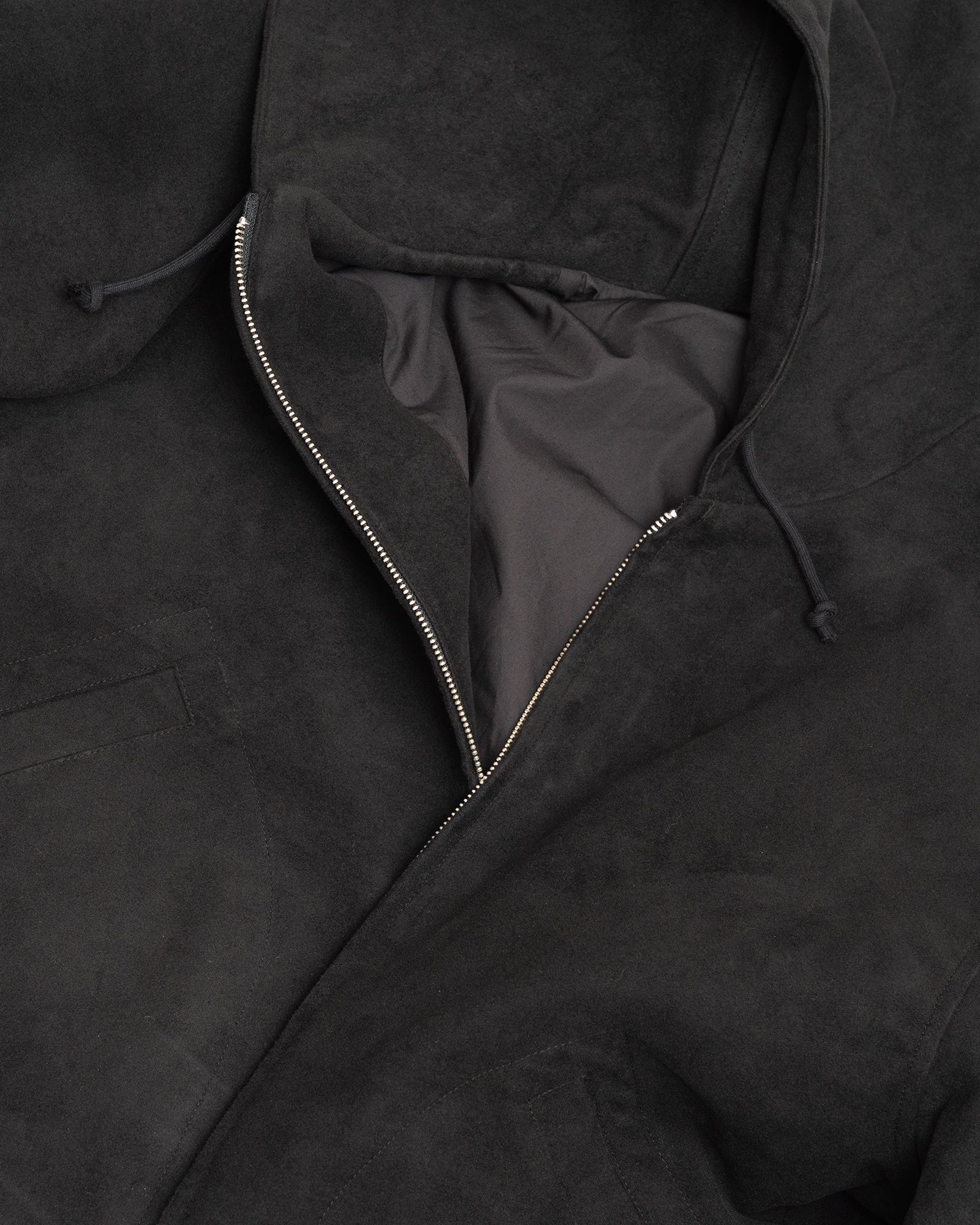 PARKA - BLACK HEAVYWEIGHT MOLESKIN