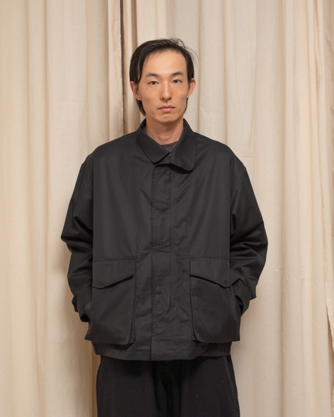 SIX JACKET - BLACK COTTON MASTERSHIELD