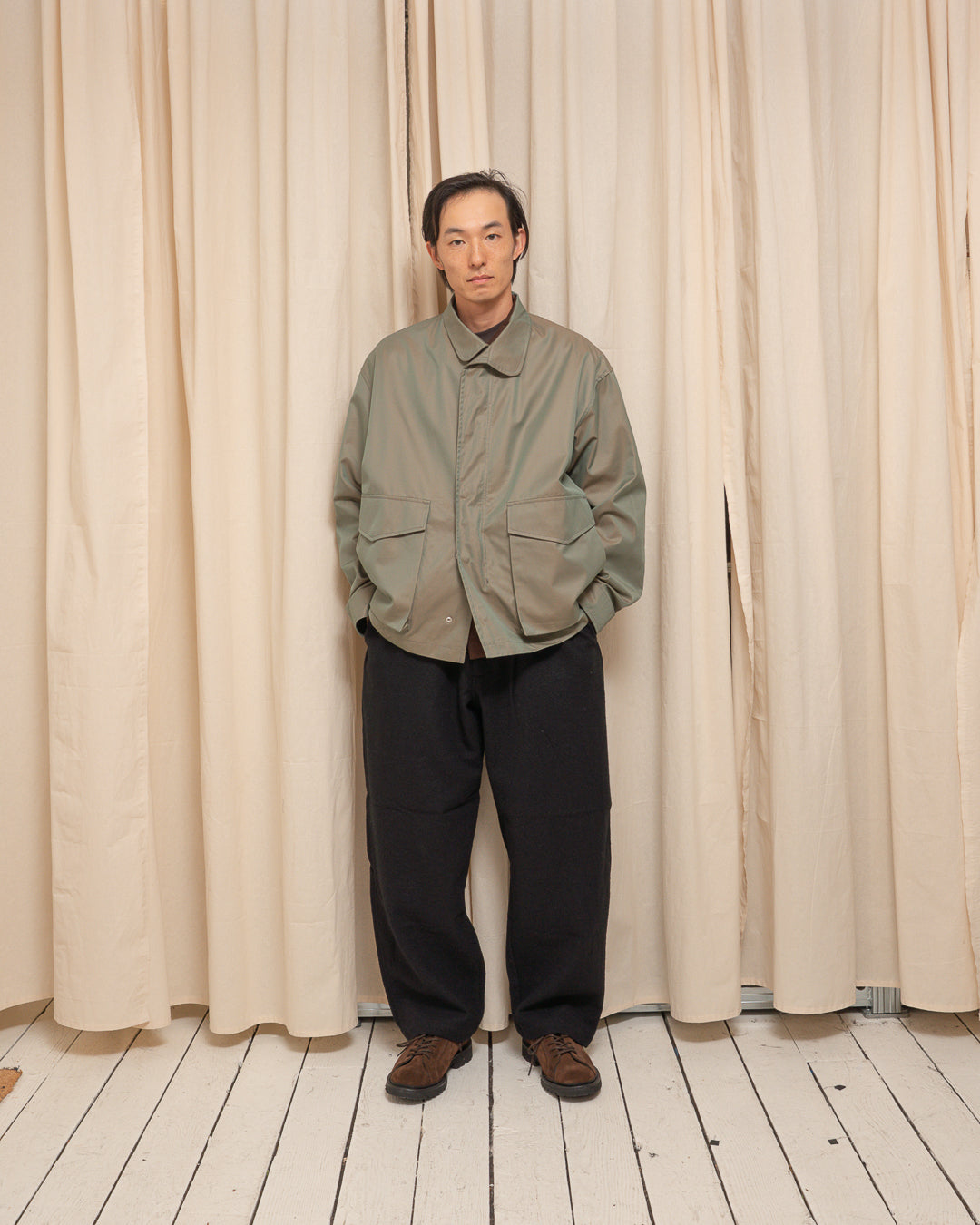 SIX JACKET - KHAKI COTTON MASTERSHIELD