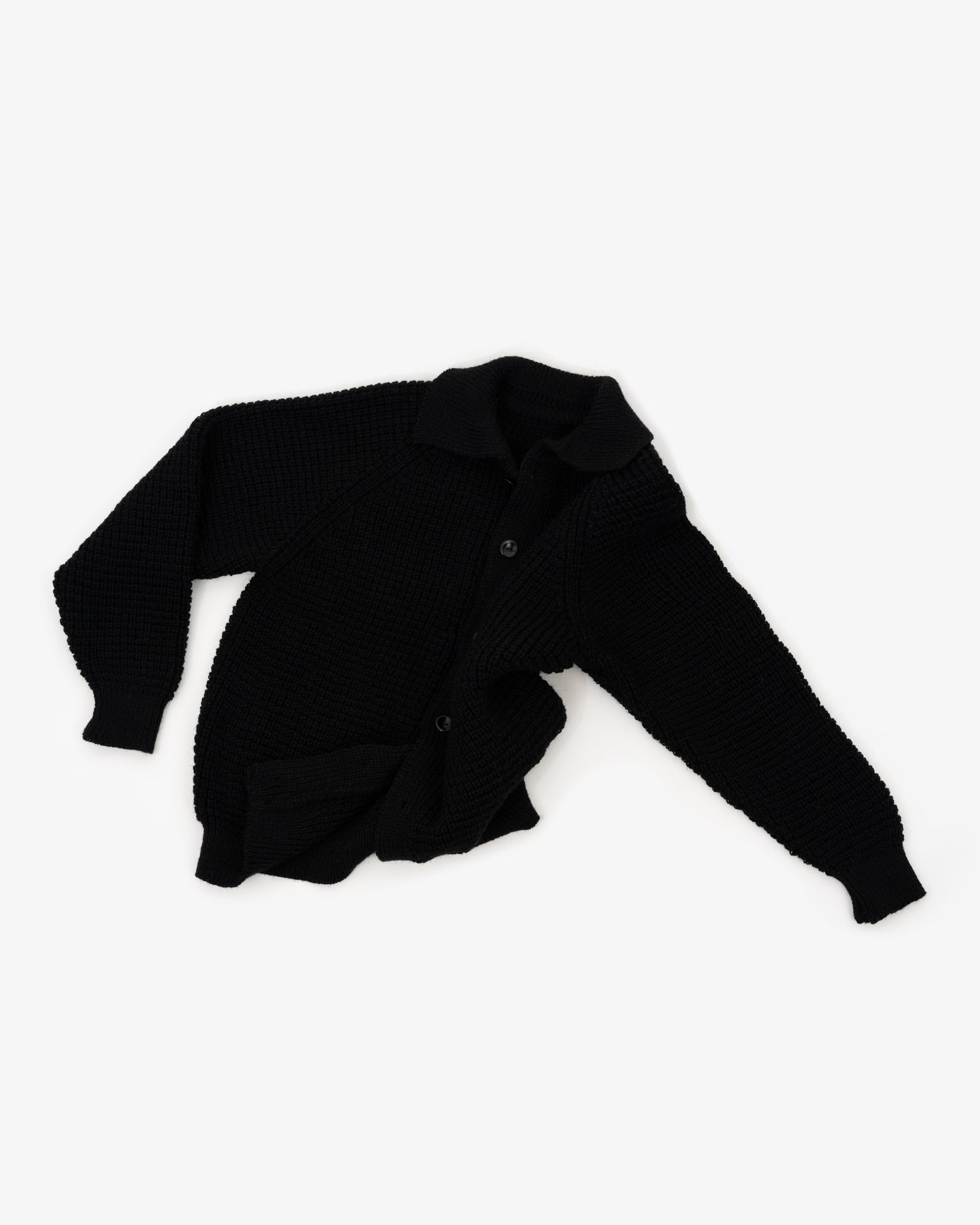 PICTOU CARDIGAN - BLACK – James Coward