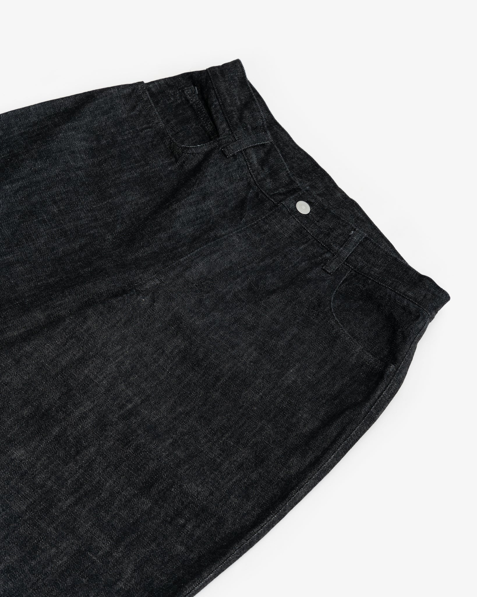 5PKT JEAN - BLACK ONE WASH DENIM