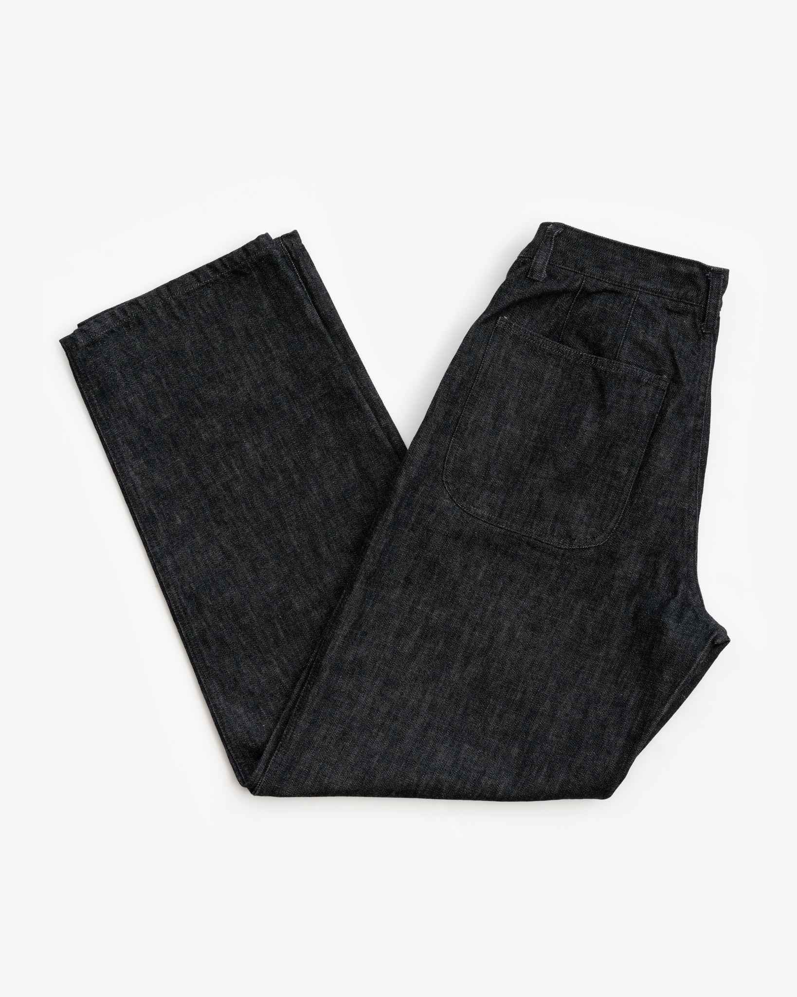 5PKT JEAN - BLACK ONE WASH DENIM