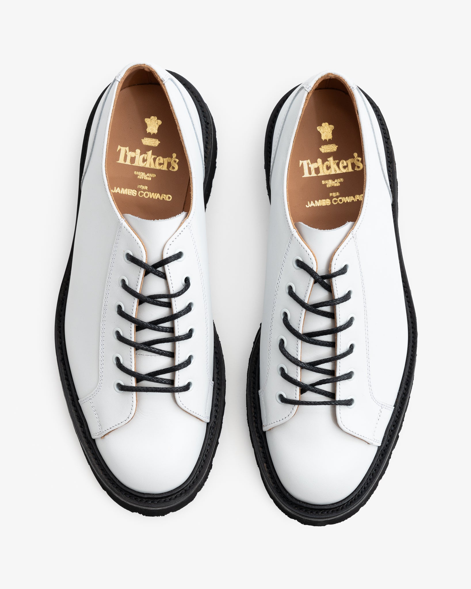 MONKEY SHOE - WHITE CALF – James Coward