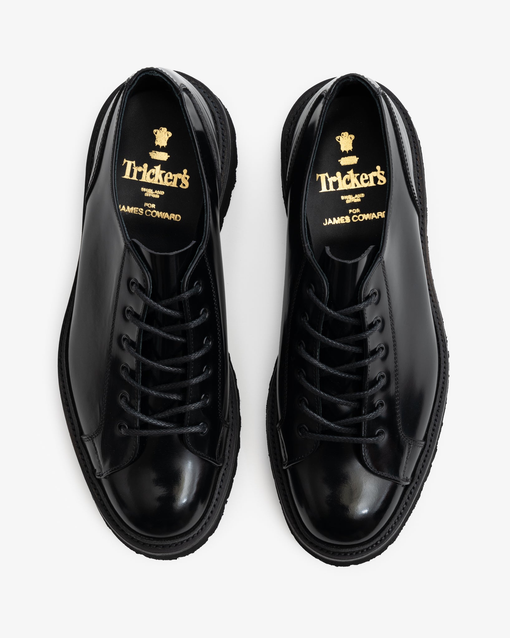 TRICKER’S for JAMES COWARD MONKEY SHOE - BLACK BOOKBINDER – James Coward