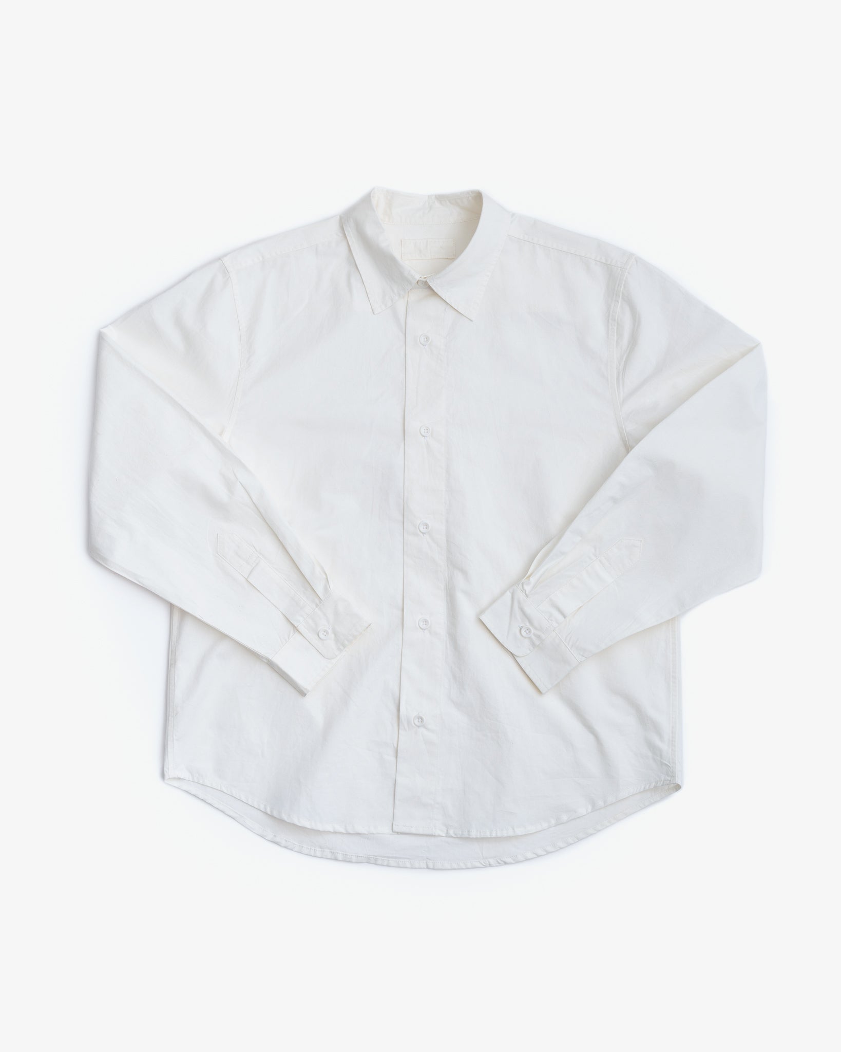 FILTER SHIRT - WHITE COTTON/WASHI TYPEWRITER