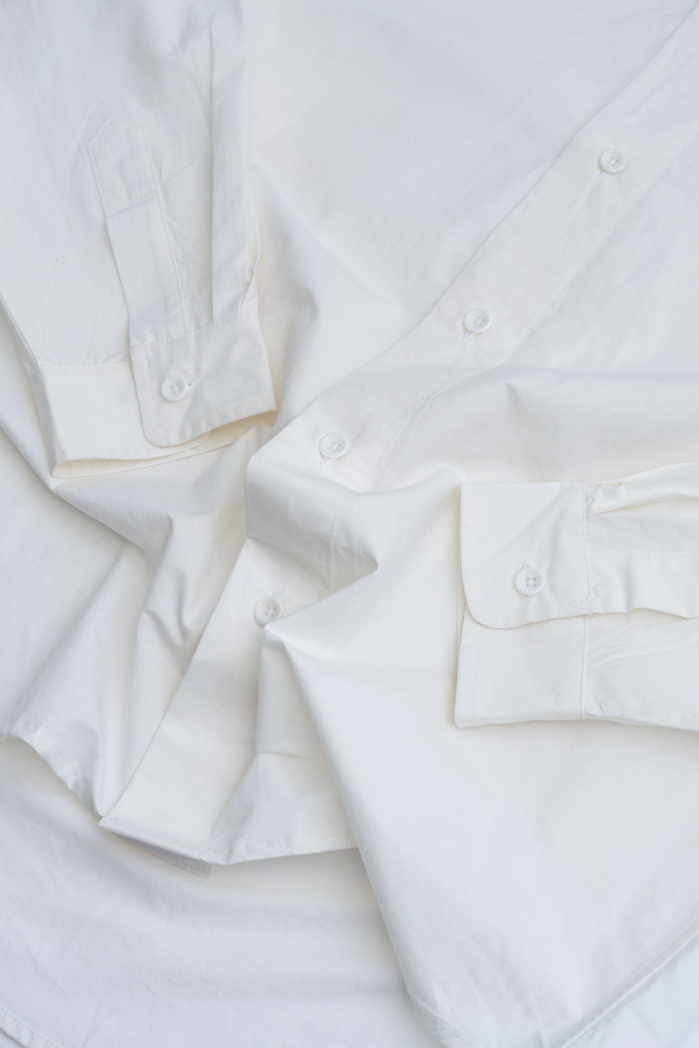 FILTER SHIRT - WHITE COTTON/WASHI TYPEWRITER