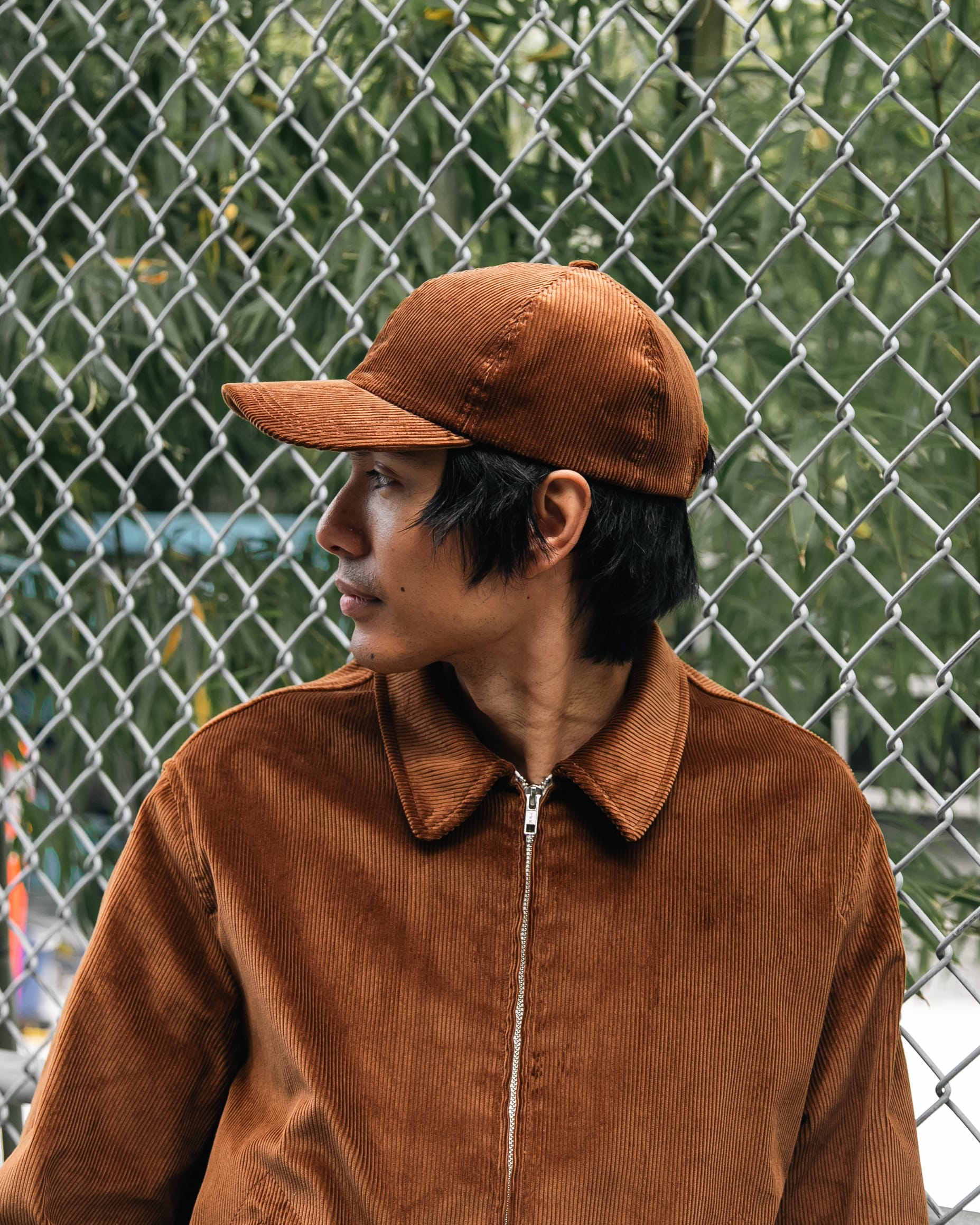 6 PANEL CAP - BROWN 10 WALE ITALIAN CORDUROY – James Coward