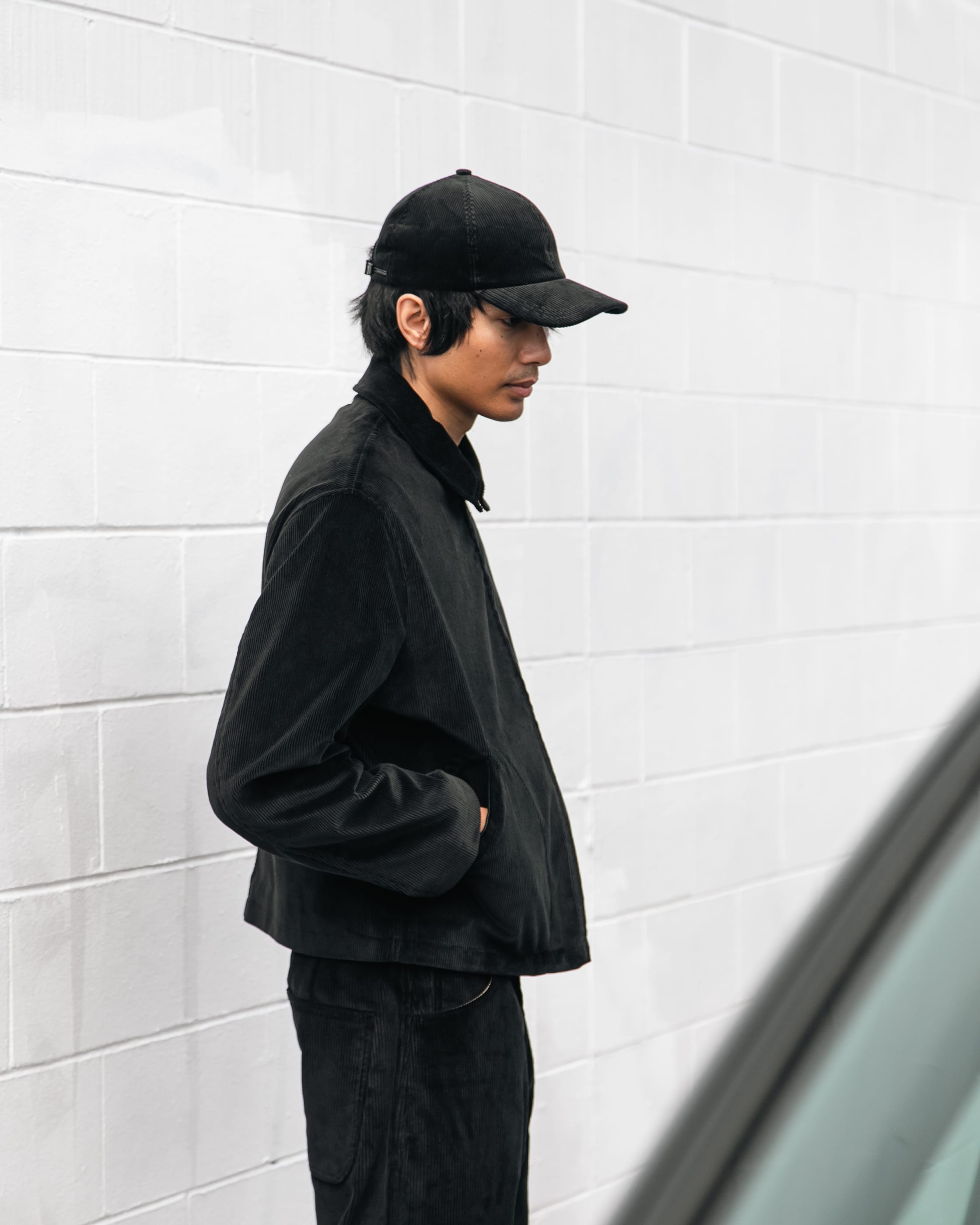 『TEN WORK CORDUROY JKT BLACK L』 Welcome Welcome Hydra Corduroy Zip Black Jacket - On Deck