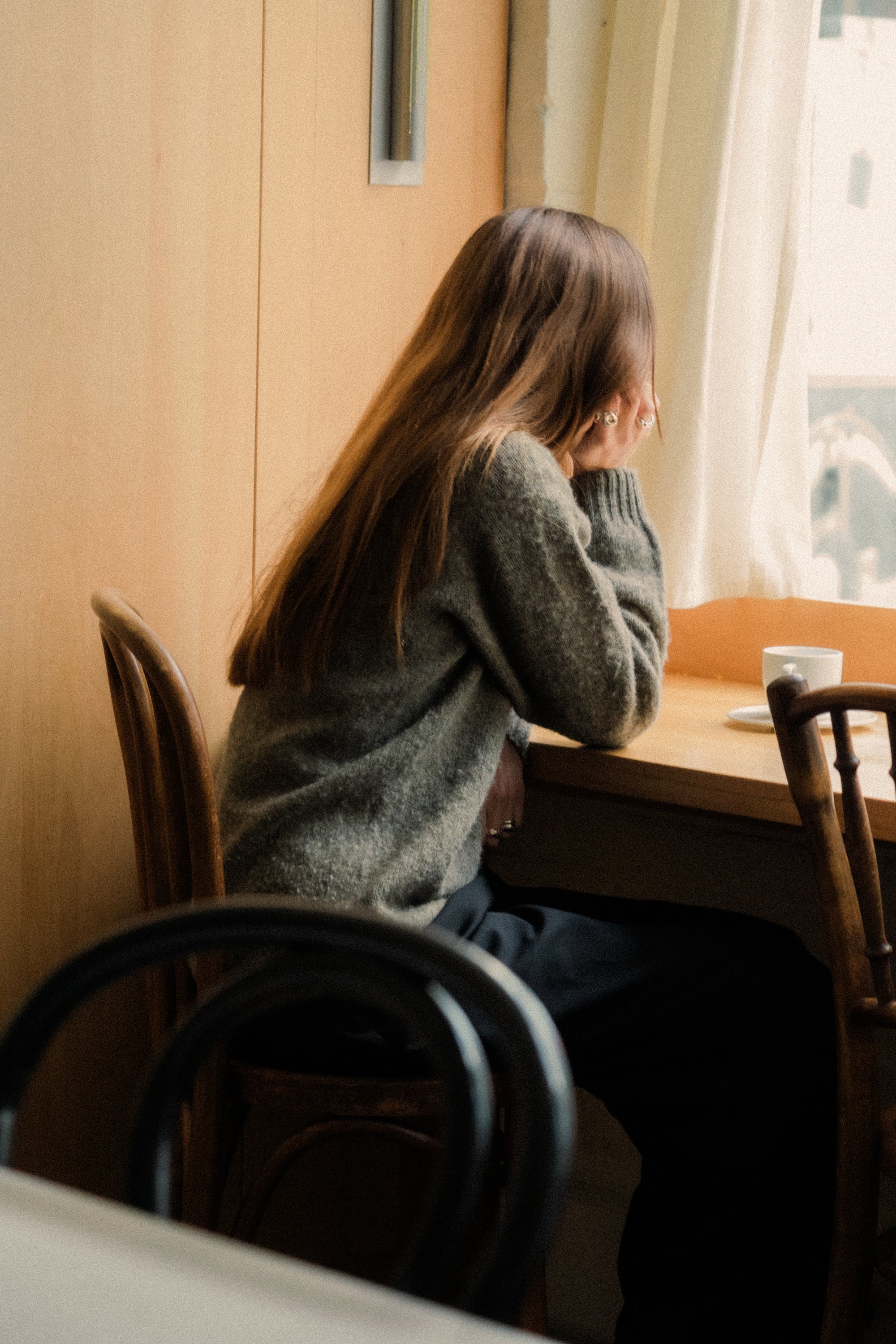 FITZROY SWEATER - DOUBLE BRUSHED BEECH