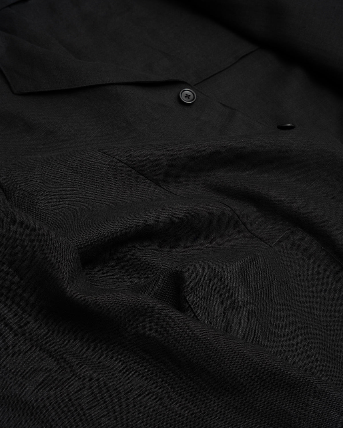 CARRY ON JACKET - BLACK WELTERWEIGHT LINEN – James Coward