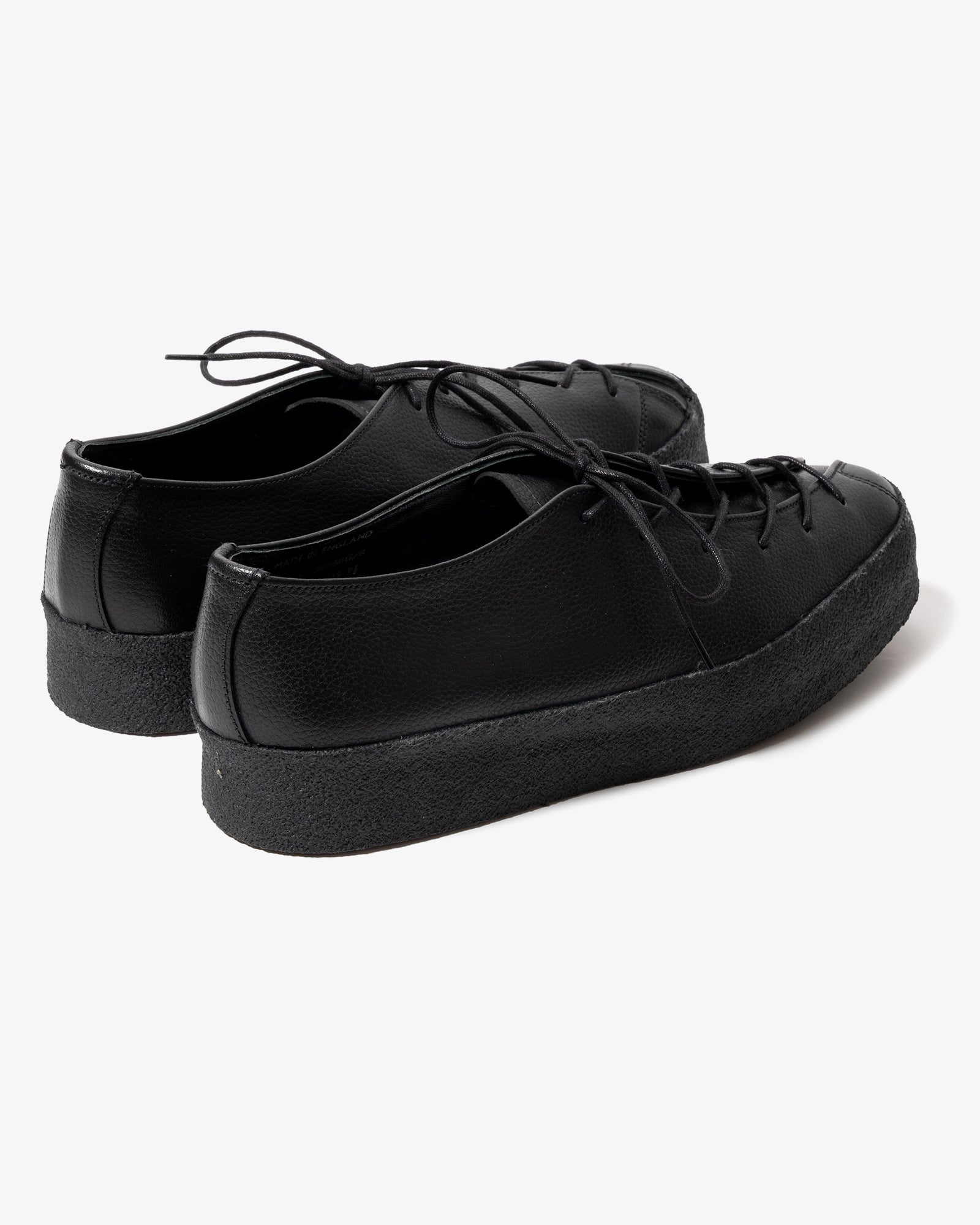 BANANA SHOE - BLACK GRAIN LEATHER