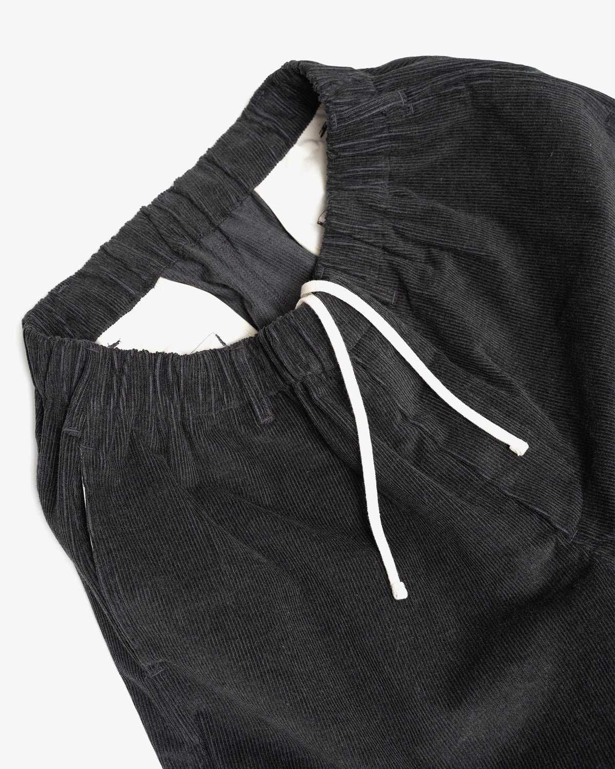 CARRY ON PANT - CHARCOAL YARN DYED COTTON CORDUROY