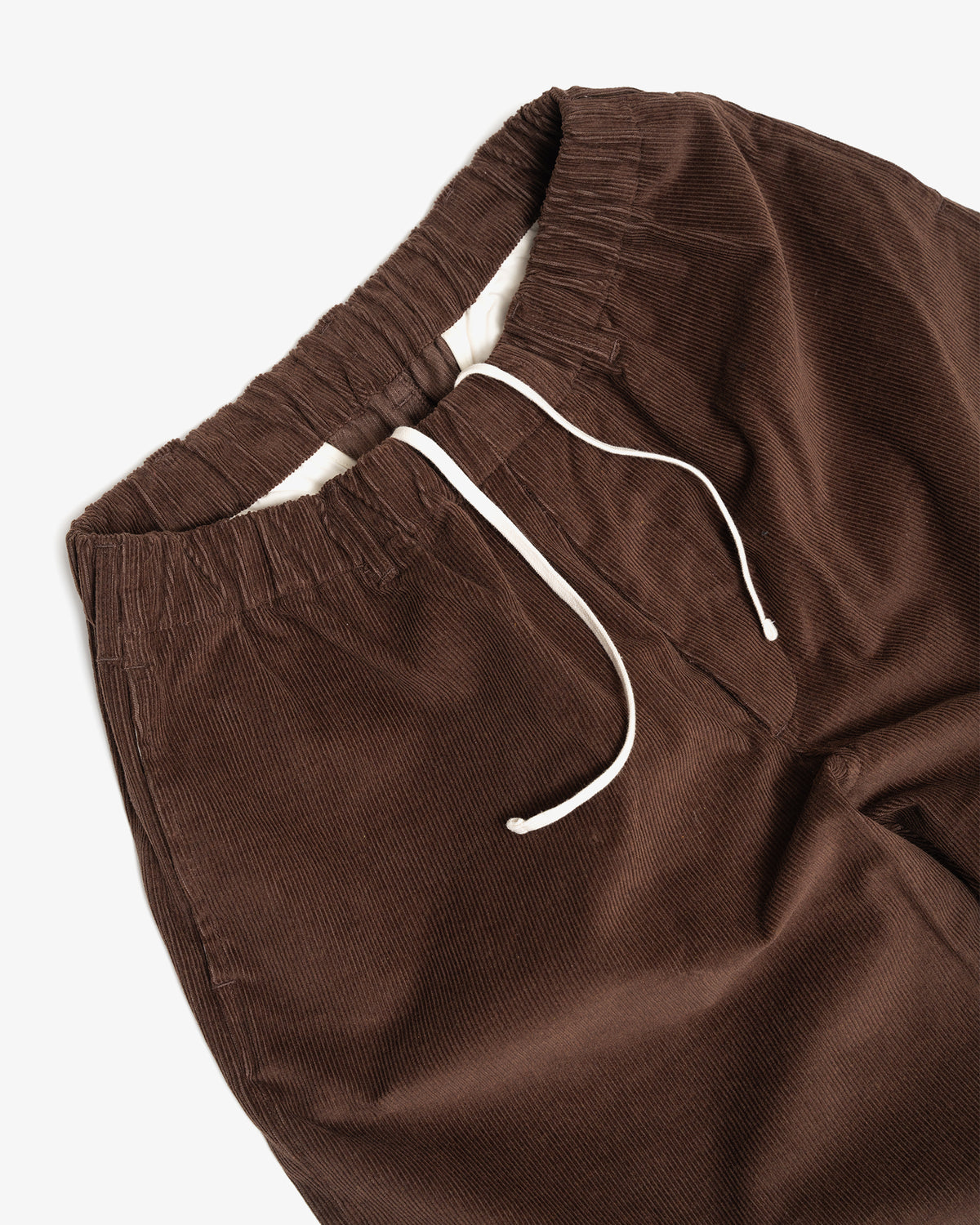 CARRY ON PANT - DARK BROWN YARN DYED COTTON CORDUROY