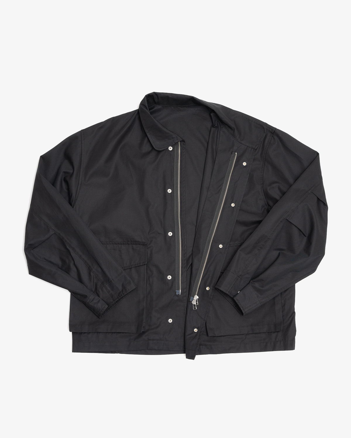 SIX JACKET - BLACK COTTON MASTERSHIELD