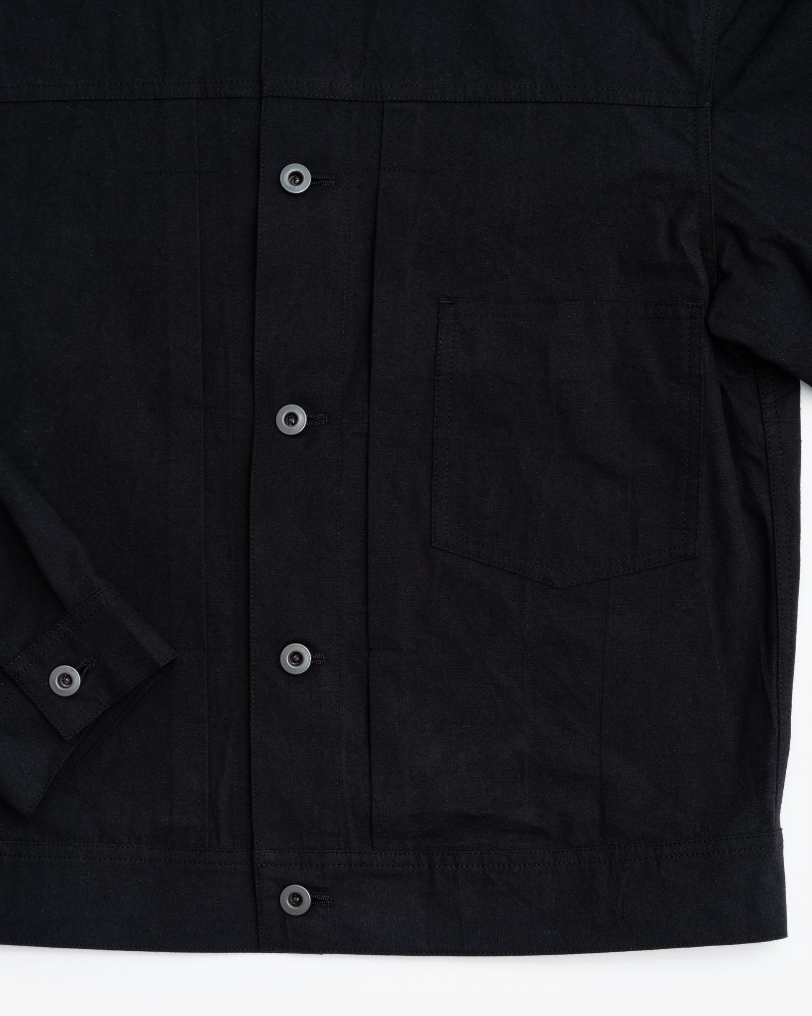RANGE JACKET - BLACK WEATHER CLOTH – James Coward