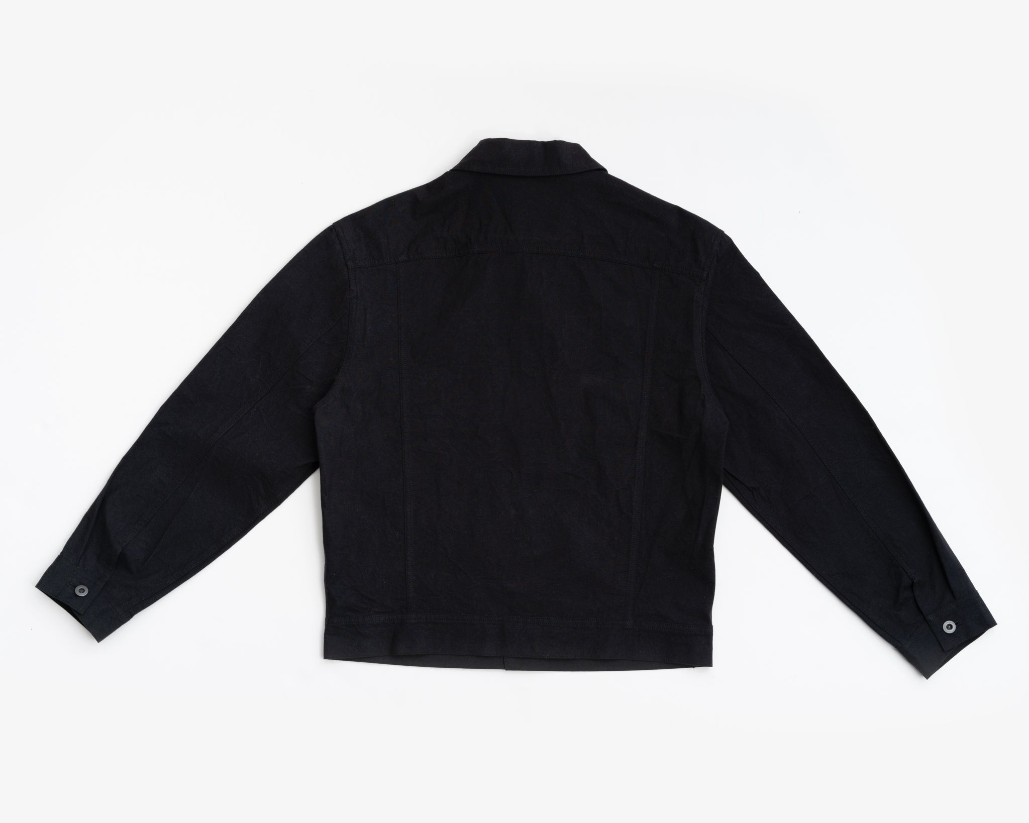RANGE JACKET - BLACK WEATHER CLOTH – James Coward
