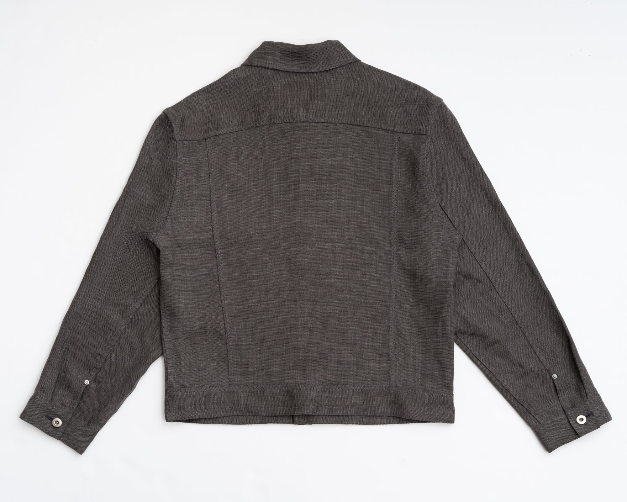 RANGE JACKET - LEAD BELGIAN LINEN