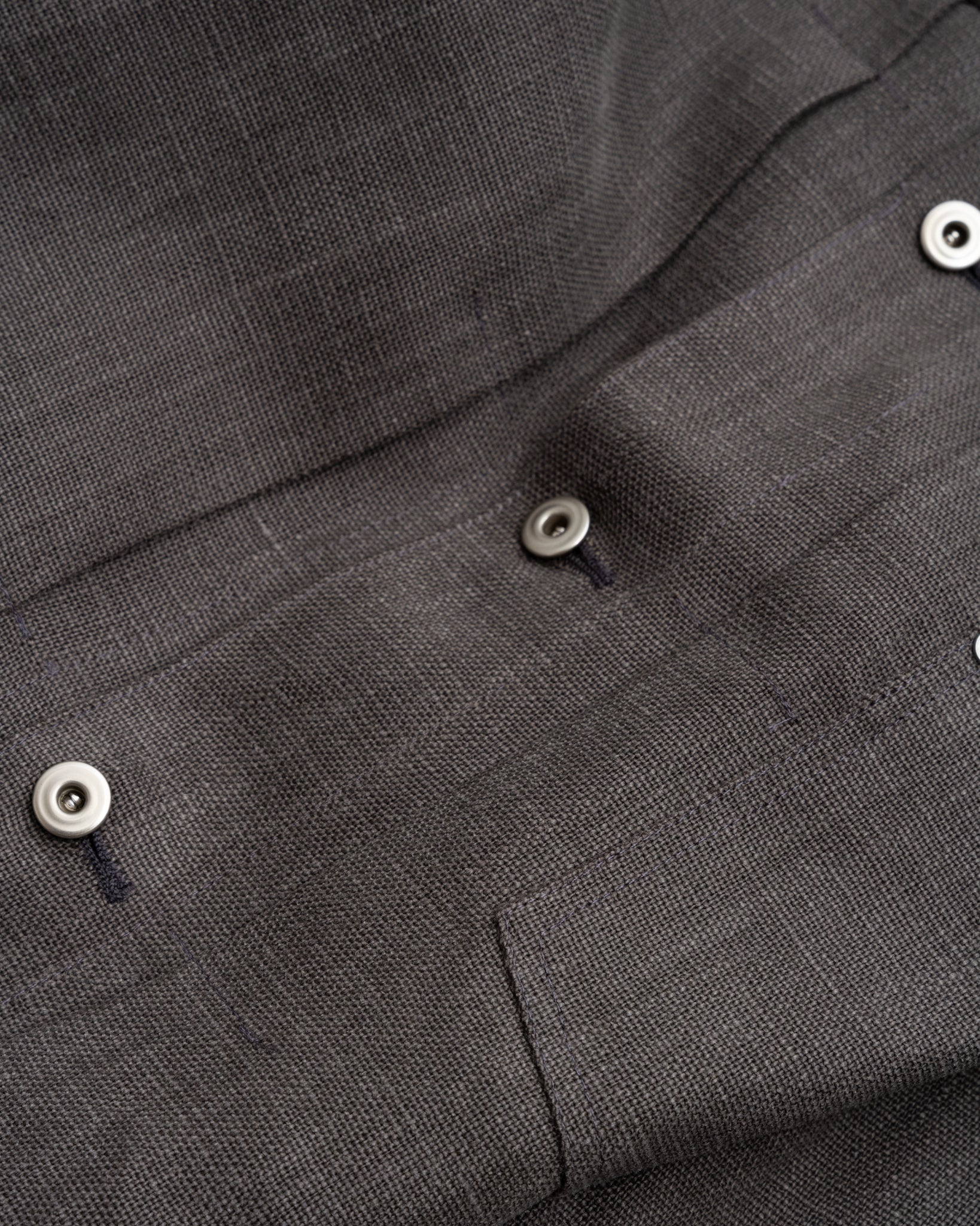 RANGE JACKET - LEAD BELGIAN LINEN