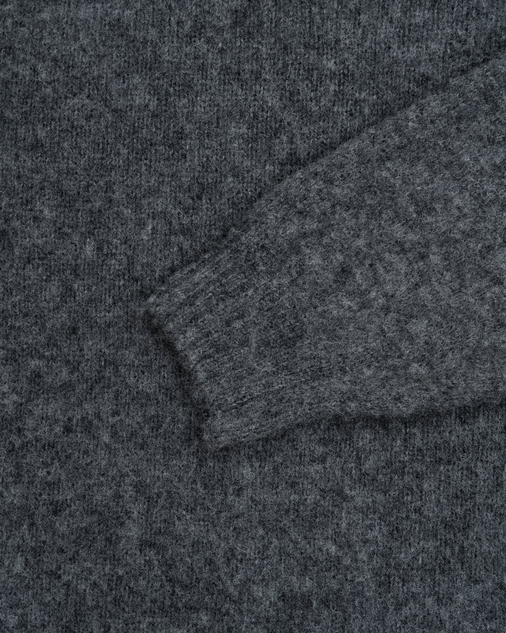 FITZROY SWEATER - DOUBLE BRUSHED ASH