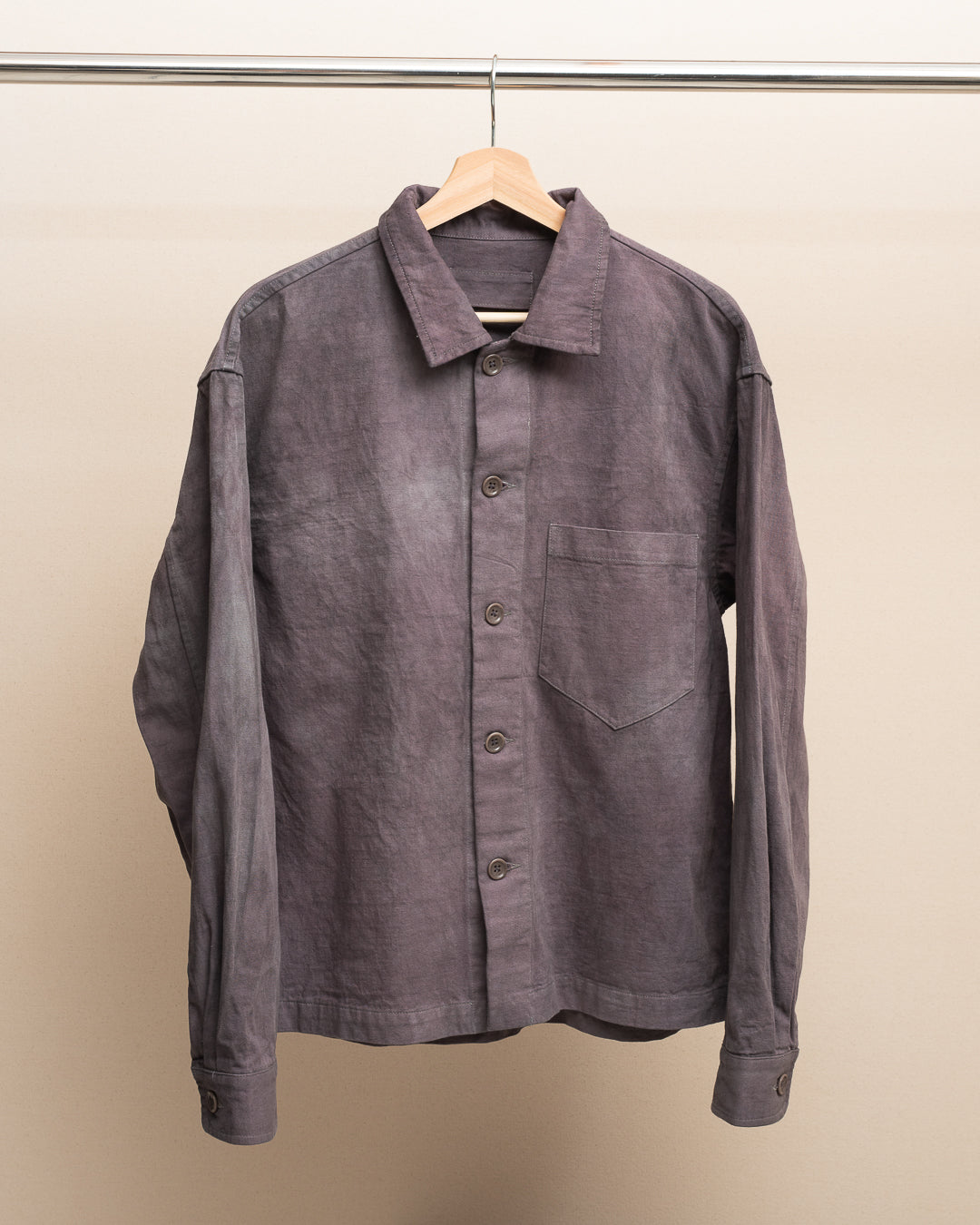 TRAVAIL SHIRT - STUDIO DYED BACK SATIN (SR007)