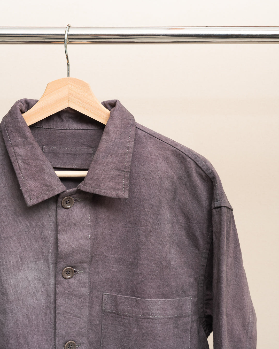 TRAVAIL SHIRT - STUDIO DYED BACK SATIN (SR007)