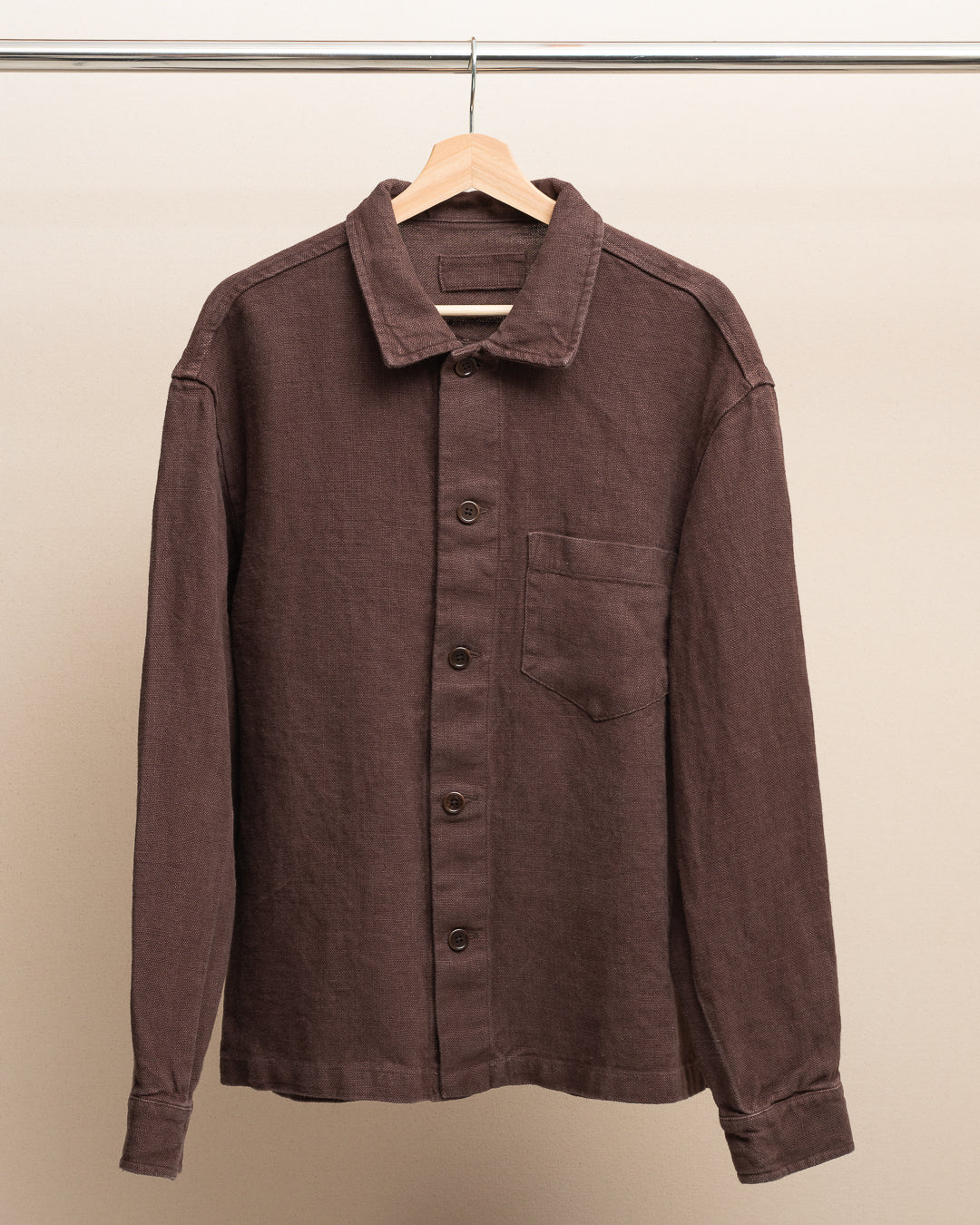 TRAVAIL SHIRT - STUDIO DYED BELGIAN LINEN (SR013)